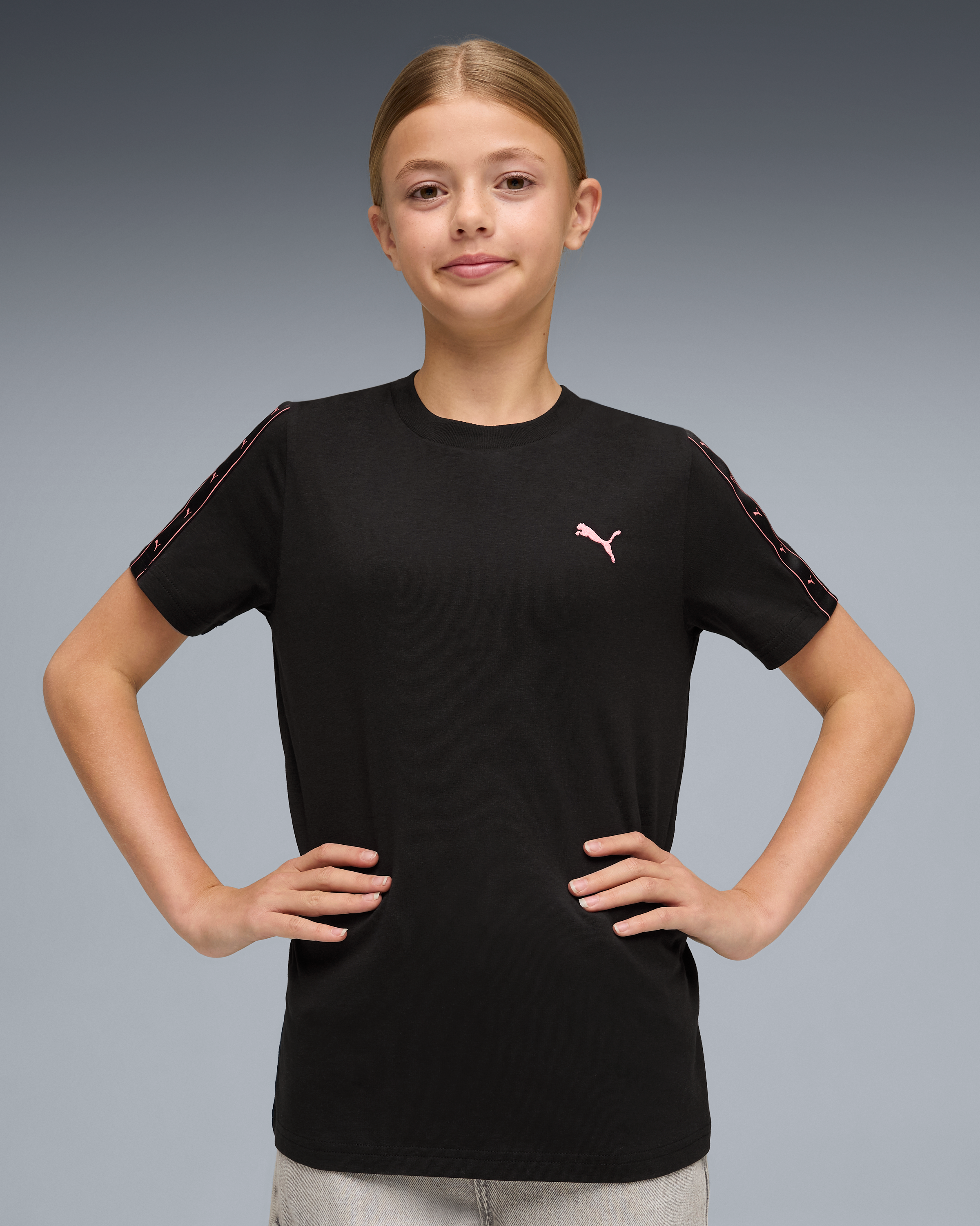 Junior Girls Essential Tape Short Sleeve Tshirt