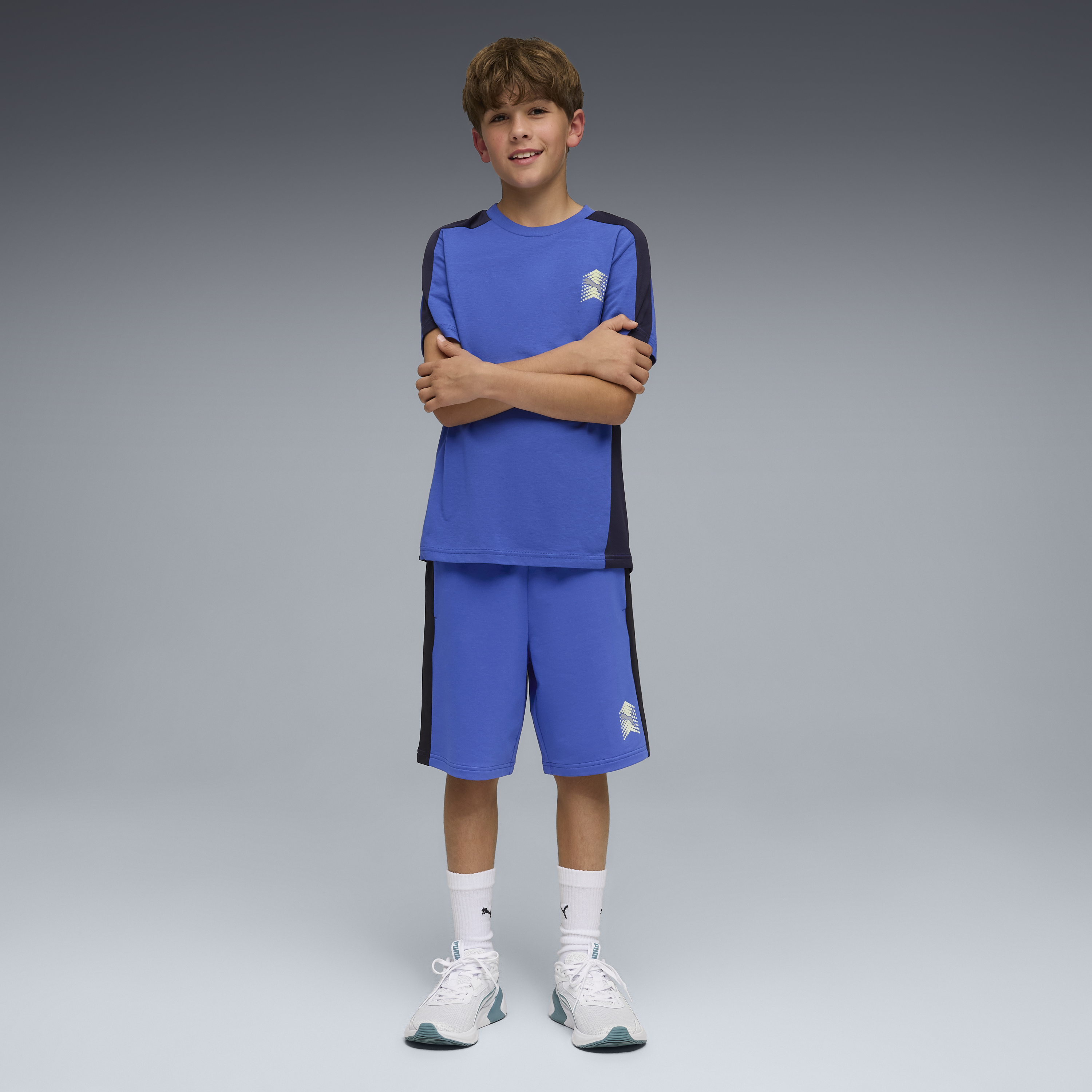 Junior Boys Printed Training Short Sleeve Tshirt