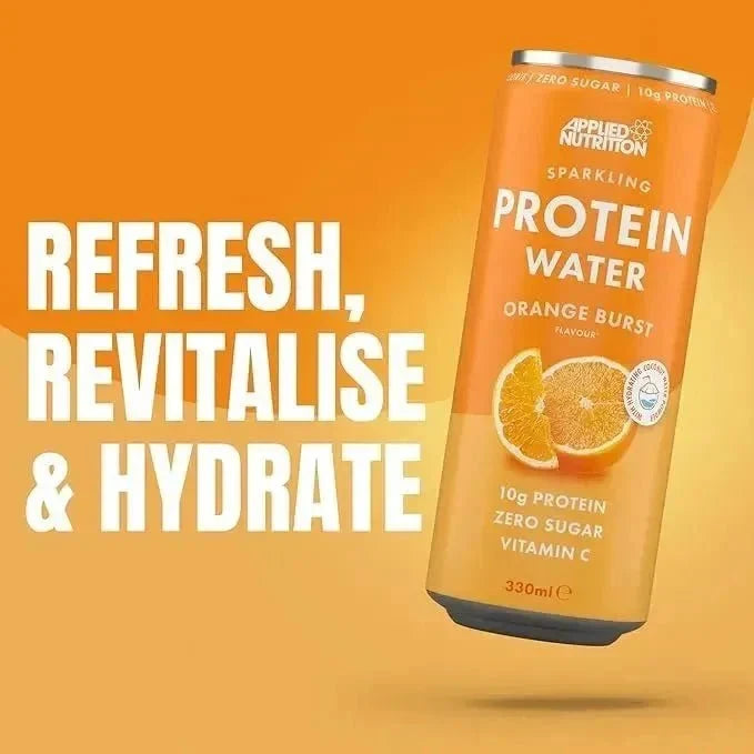 Sparkling Protein Water Orange Burst 330 Milliliters