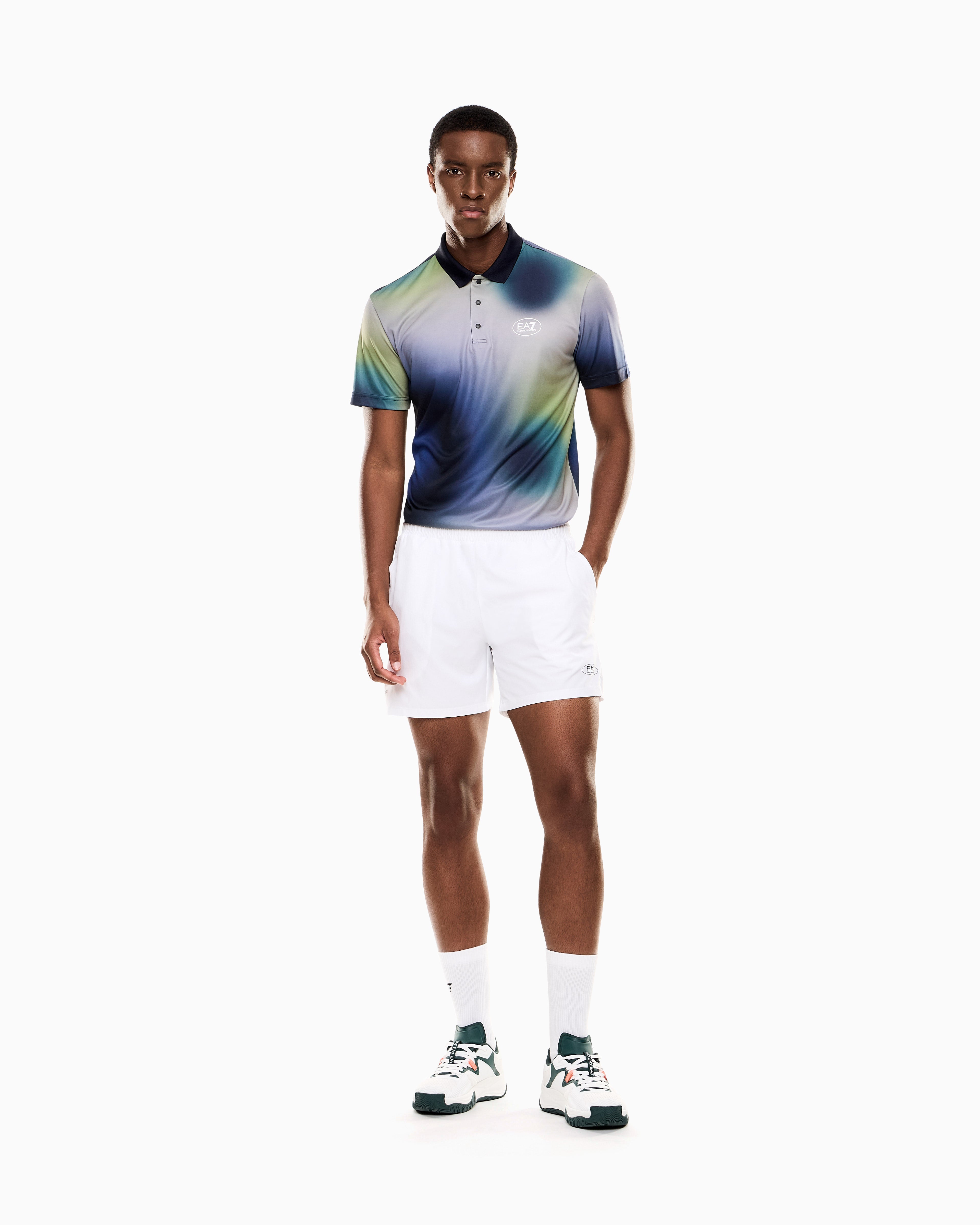 Mens Tennis Pro Graphic Polo