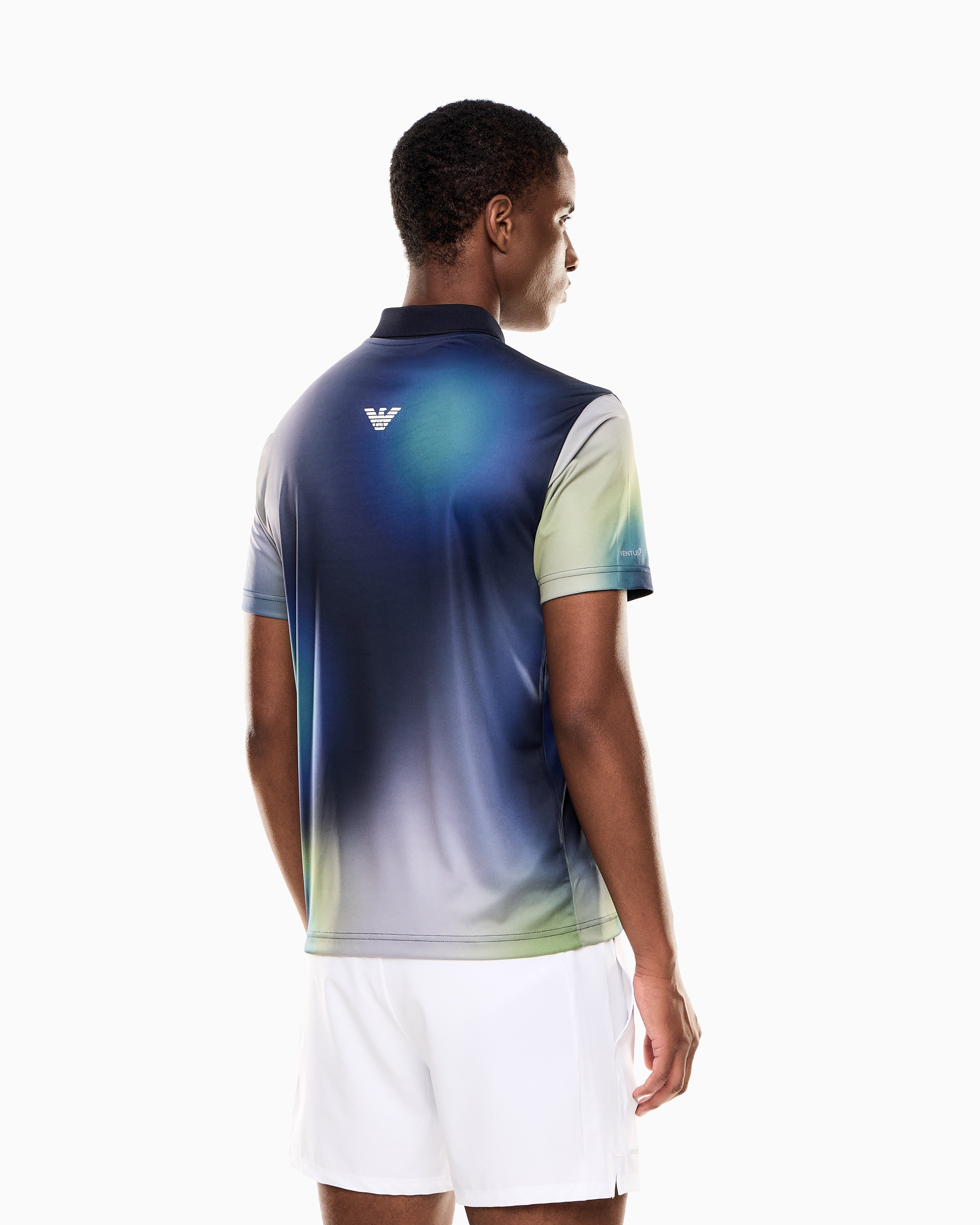 Mens Tennis Pro Graphic Polo
