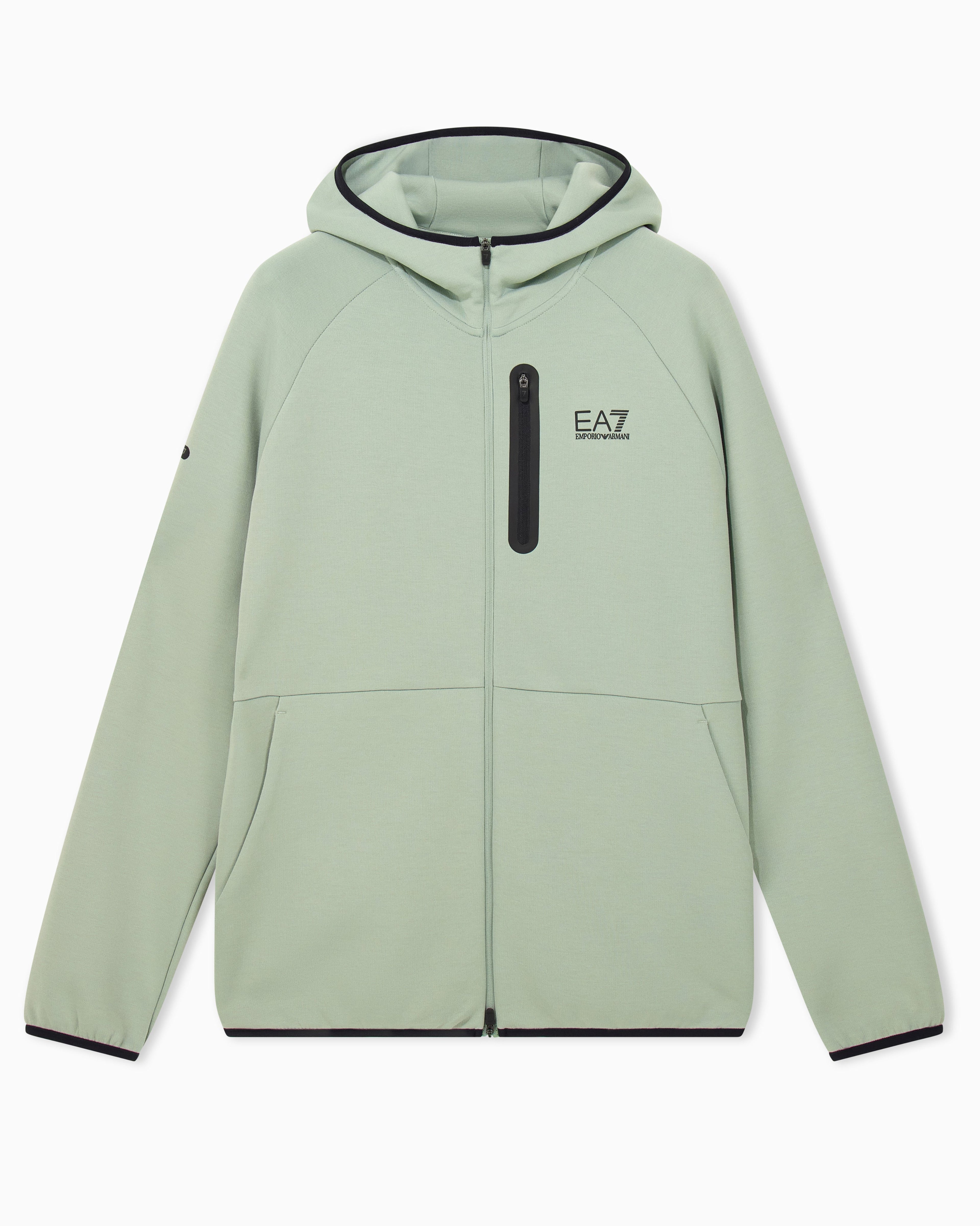 Mens Natural Ventus7 Full Zip Hooded Jacket