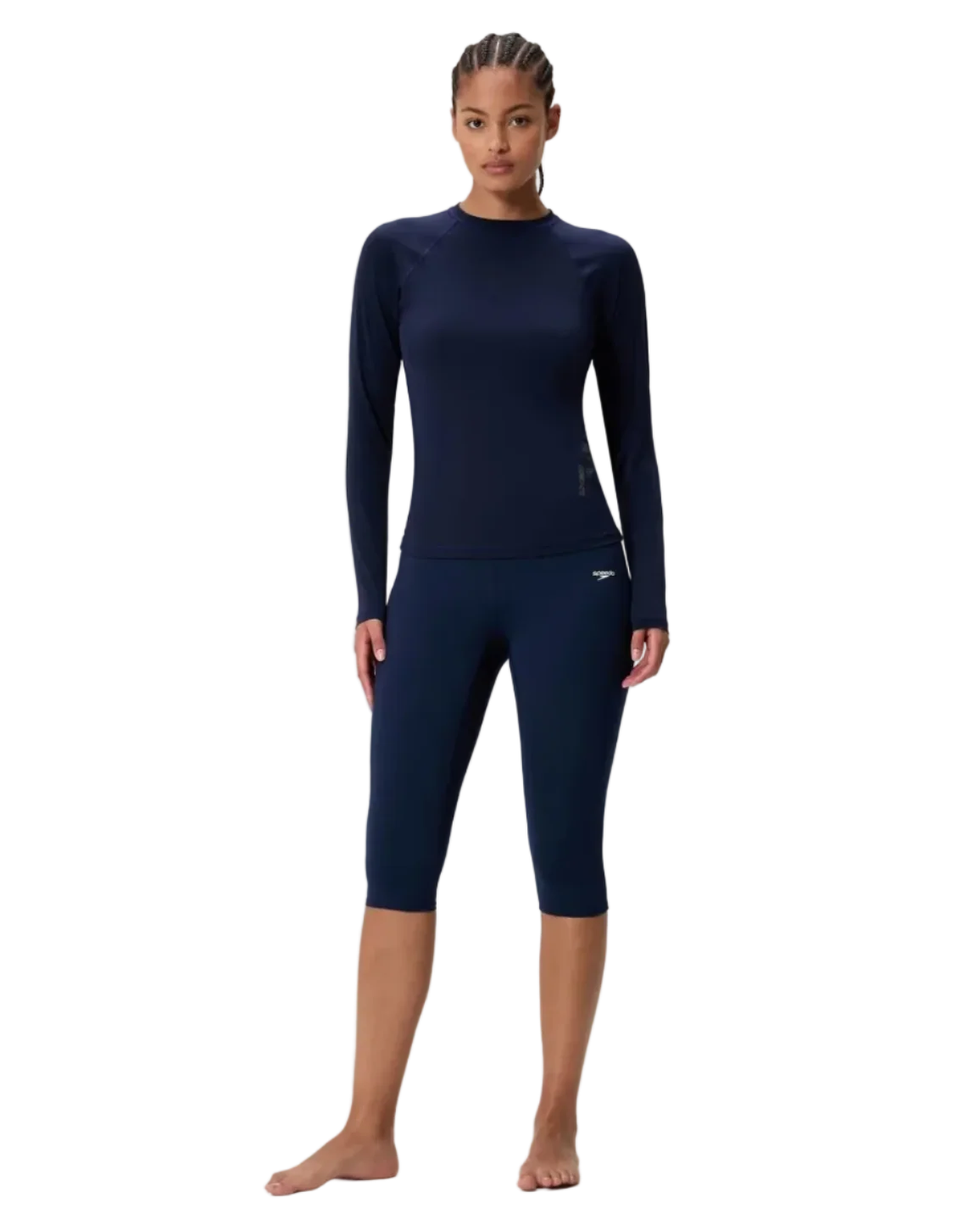 Womens Endurance Three Quarter Swim Legging
