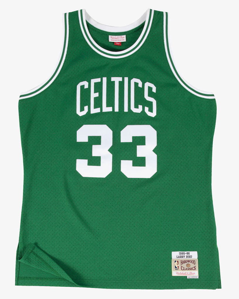 Mens Boston Celtics Larry Bird 1985-86 Authentic Replica Jer