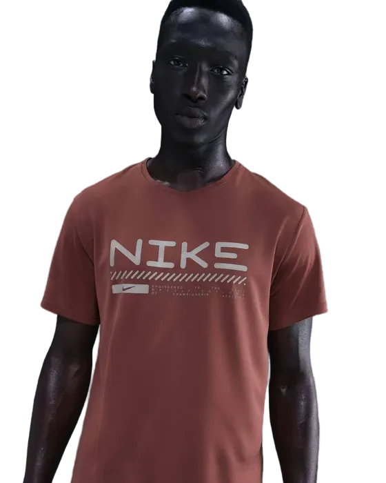 Mens Dri-Fit UV Miler Graphic Short Sleeve T-Shirt