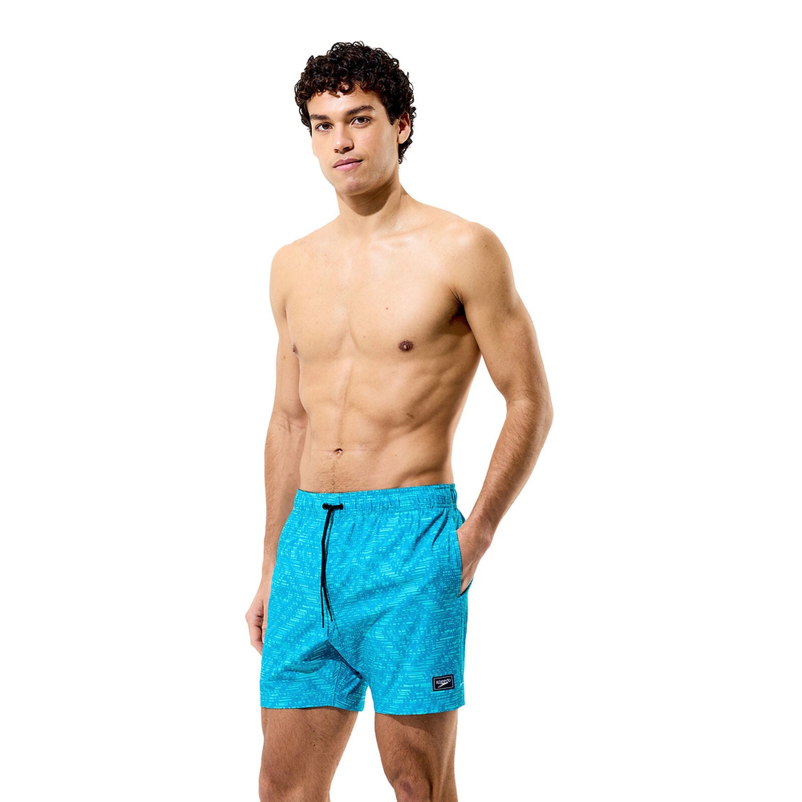 Mens Printed Redondo 16 inch Edge Swim Short