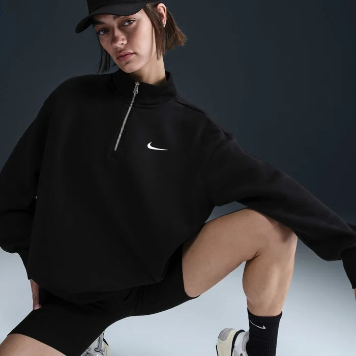 Womens Oversized 1/4 Zip Sweatshirt