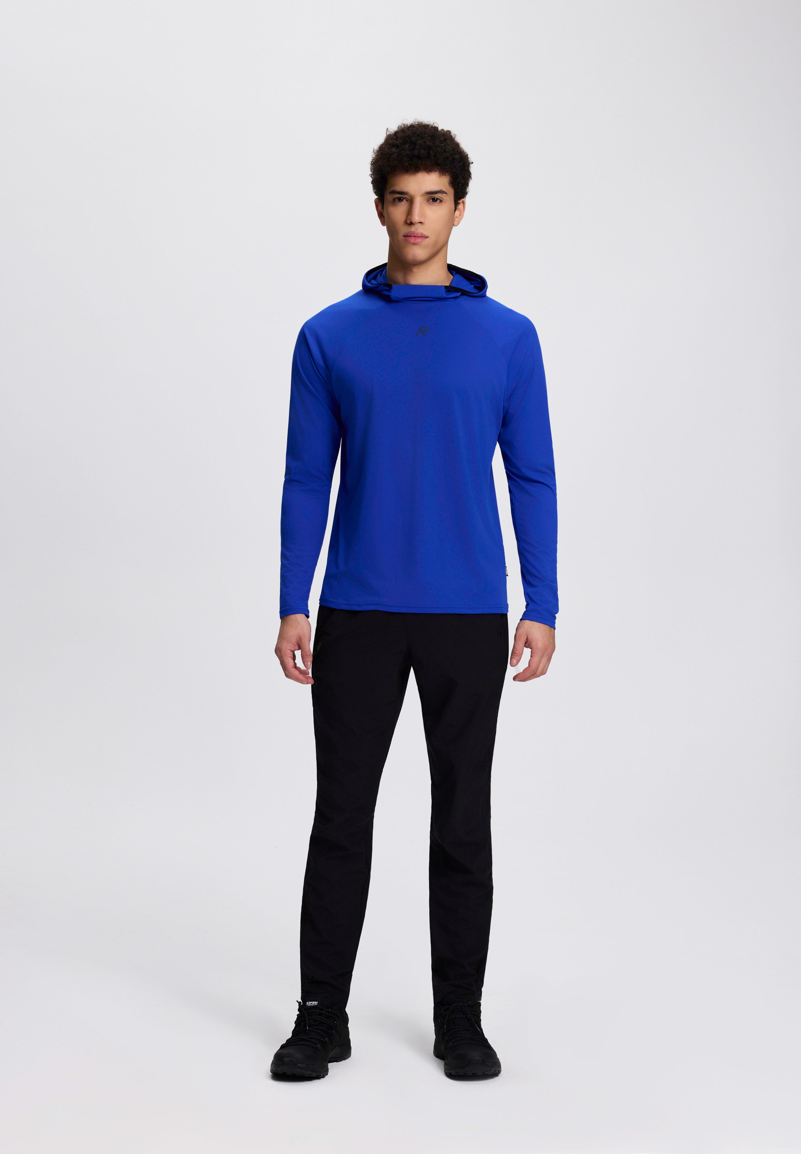 Mens Metsola Hooded Pullover Lightweight Longsleeve