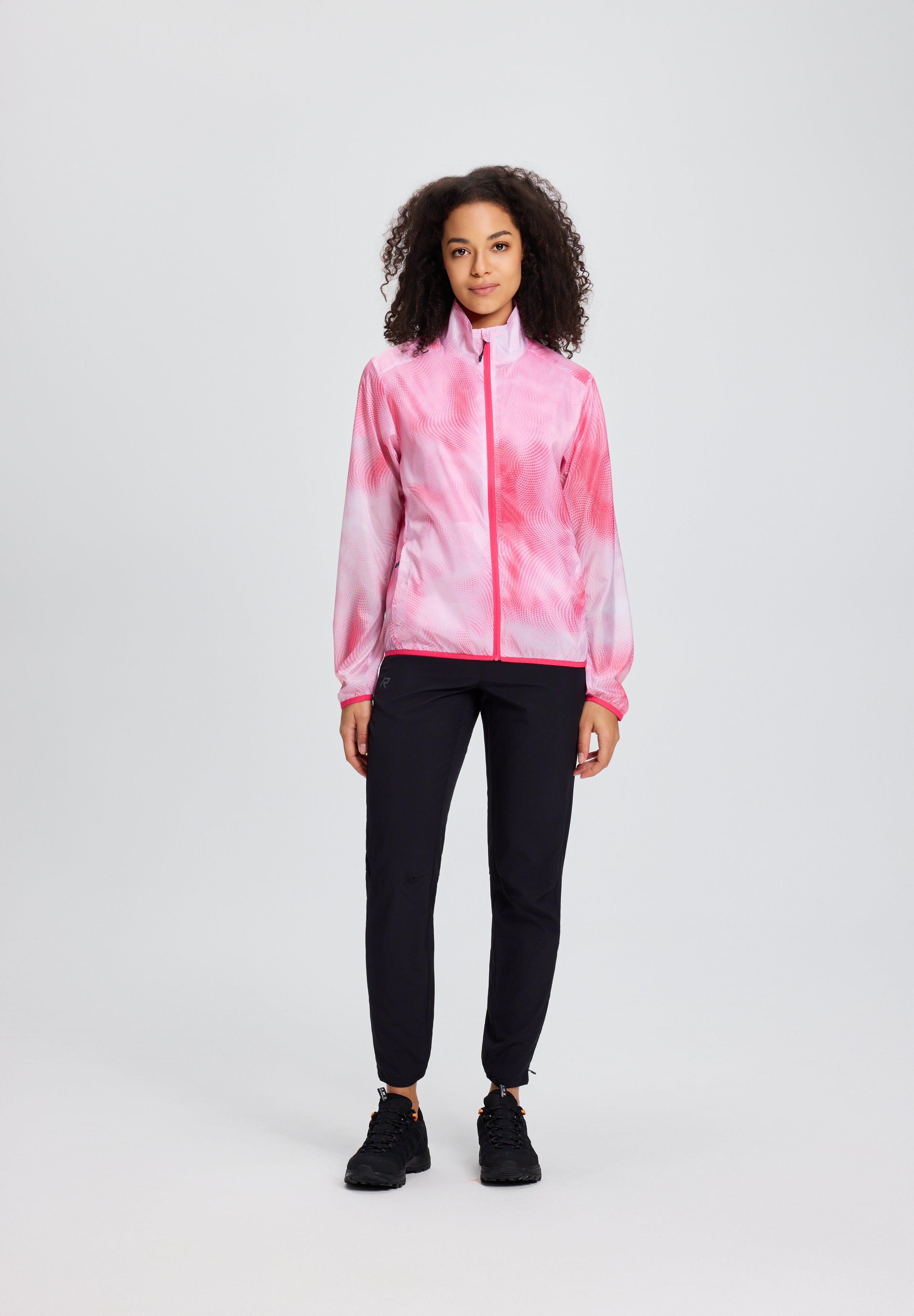 Womens Running Maile Printed Jacket