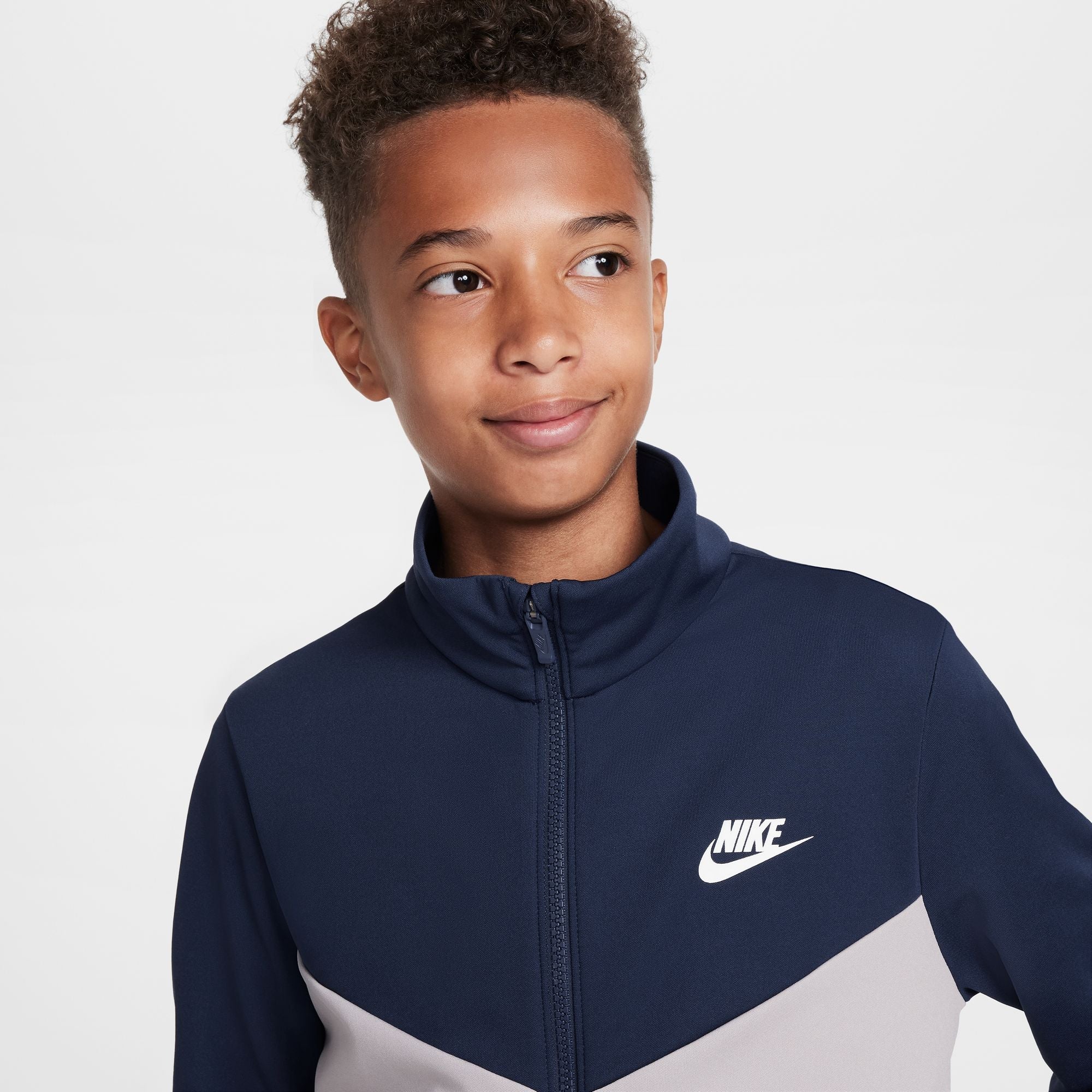 Boys Logo Full Zip Cuff Tracksuit