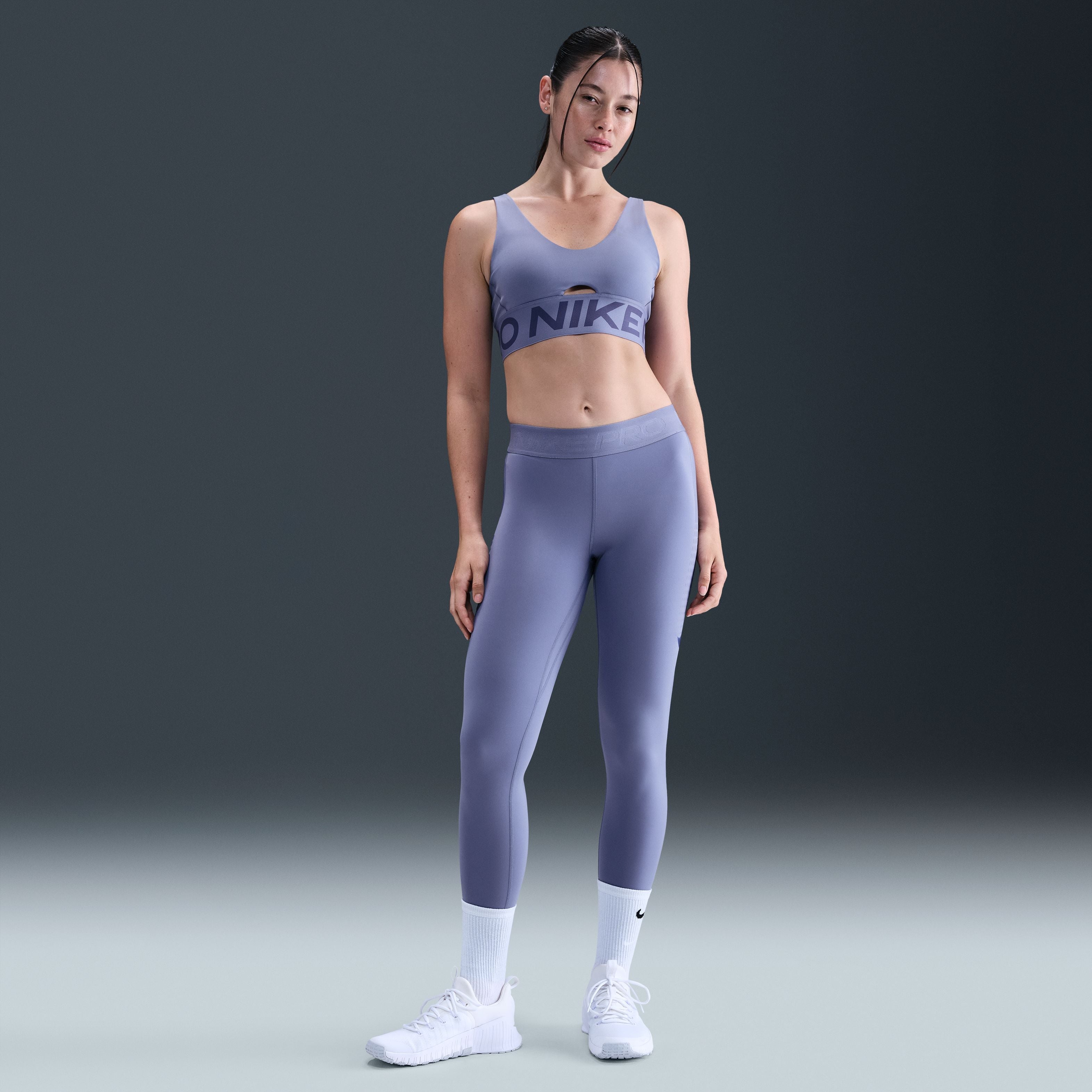 Womens Nike Pro Indy Plunge Medium Support Bra