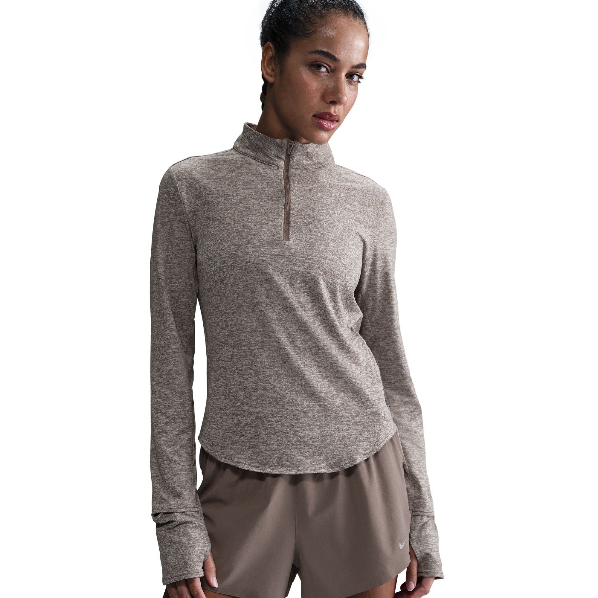 Womens Swift V 1/4 Running Zip Top