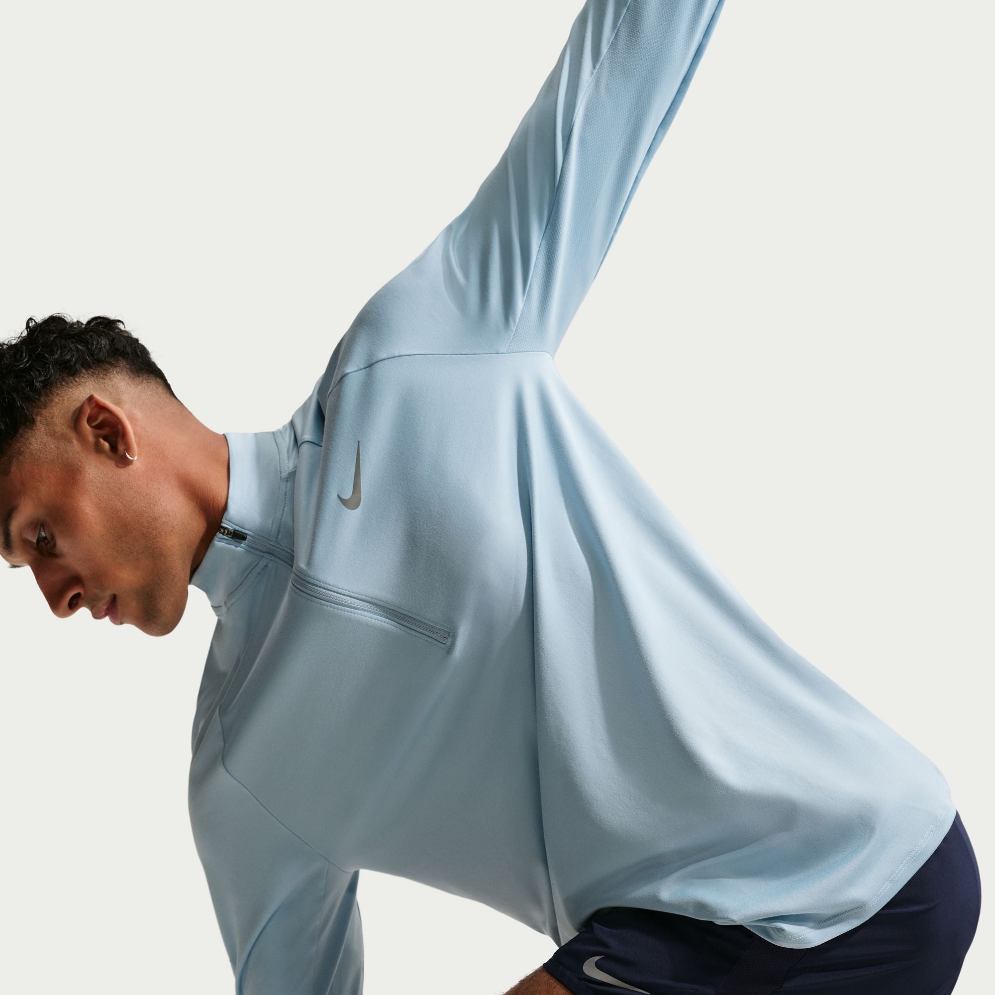 Mens Dri-Fit Stride Half Zip Midlayer