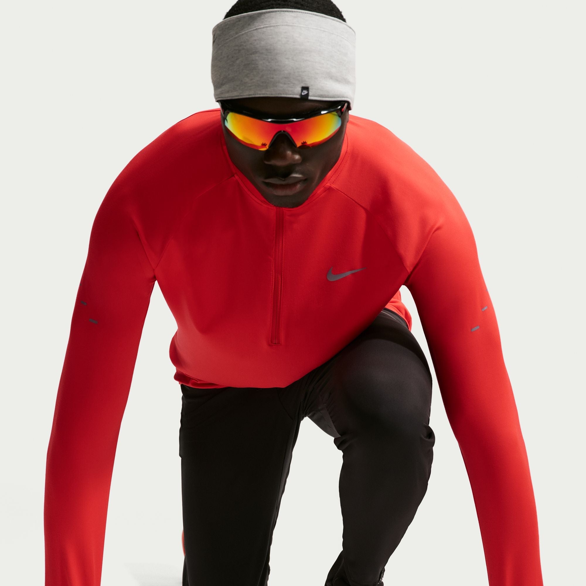 Mens Dri-Fit Stride Half Zip Midlayer