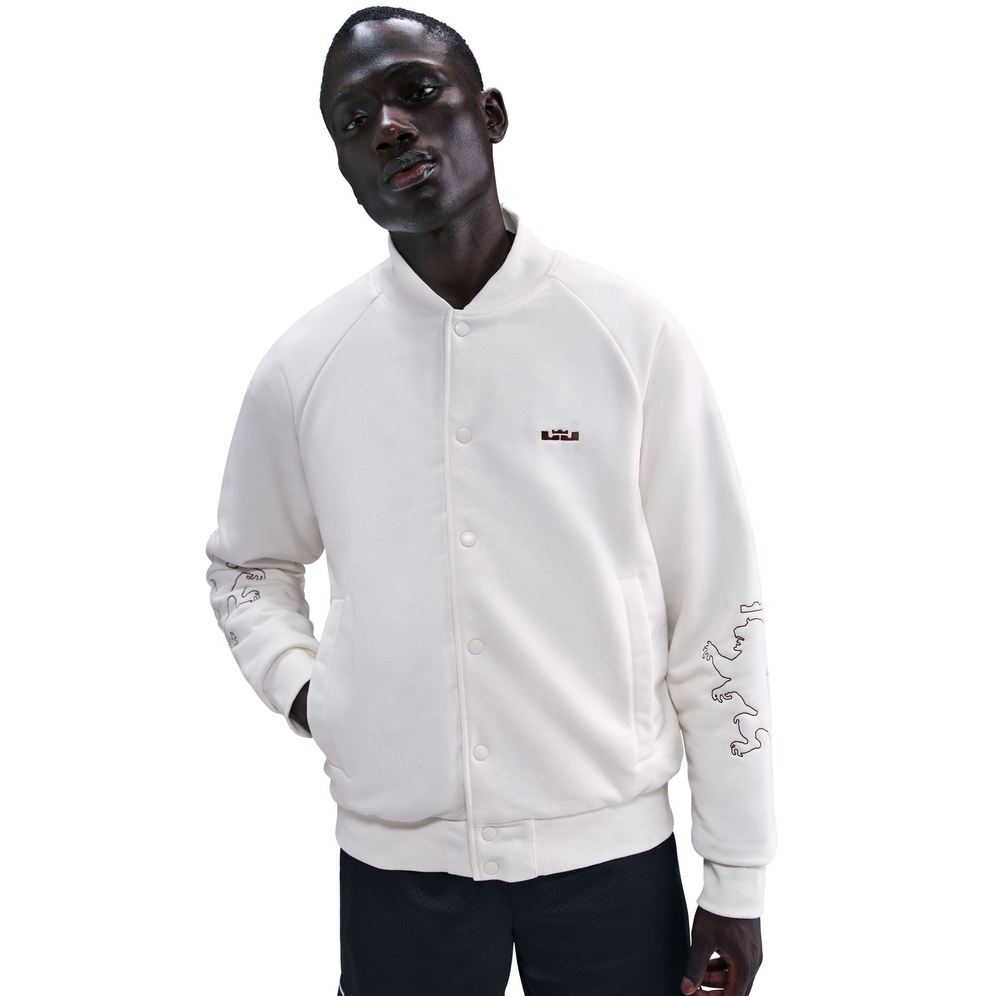 Mens Lebron James Forver King Filled Jacket