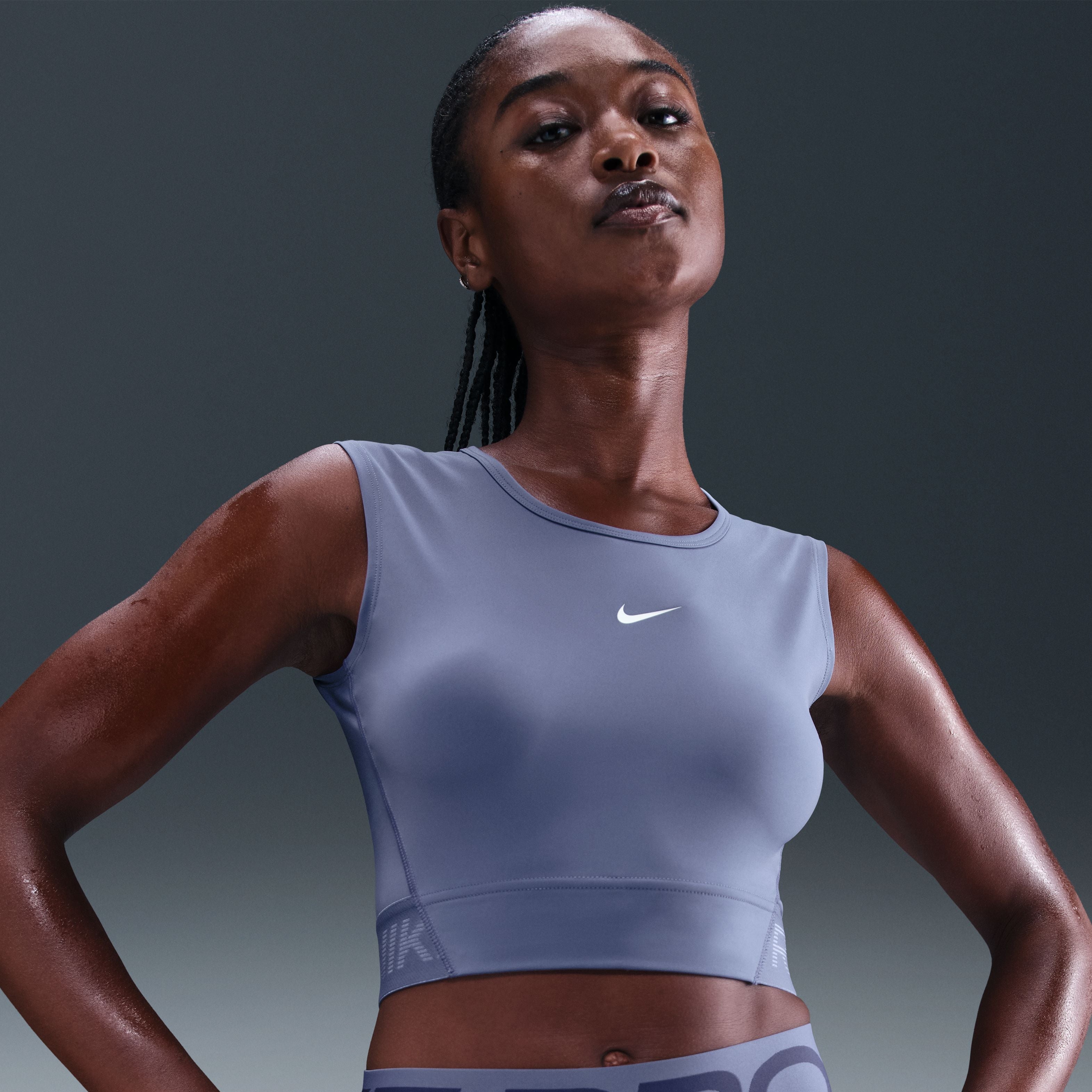 Womens Nike Pro Crop Tank