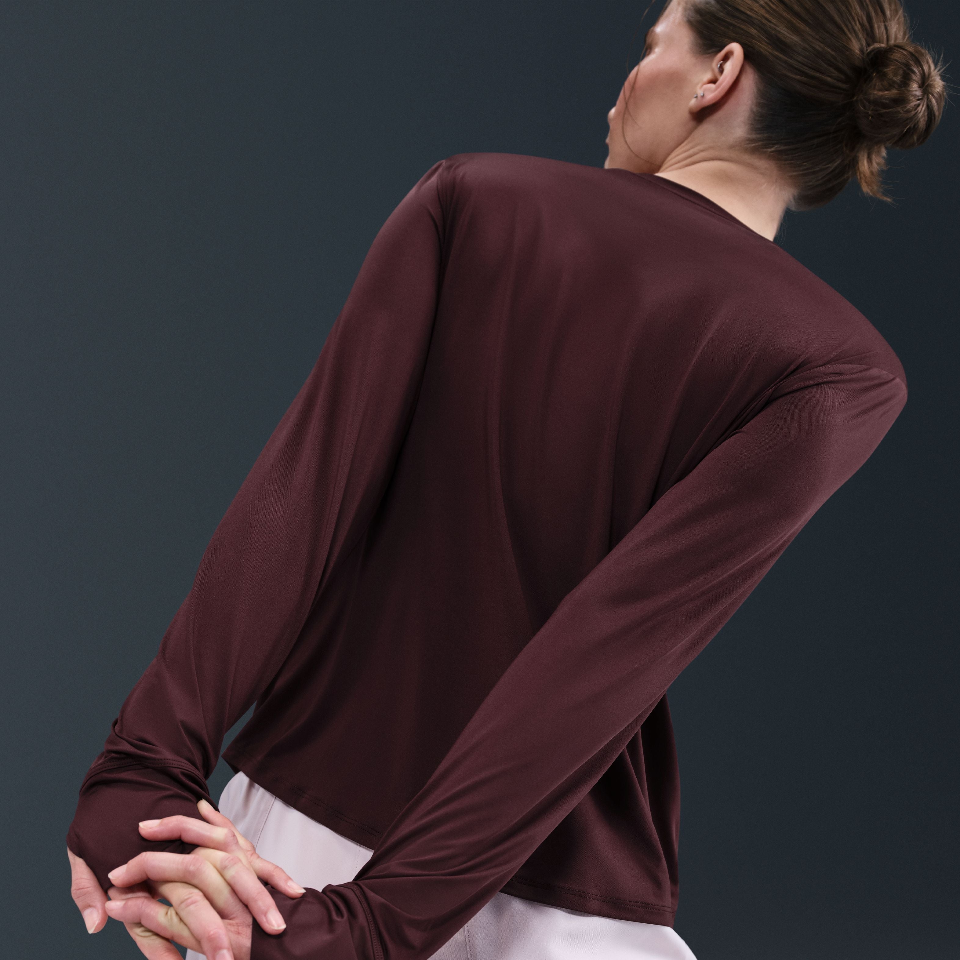 Womens Nike One Dri-Fit Long Sleeve Top