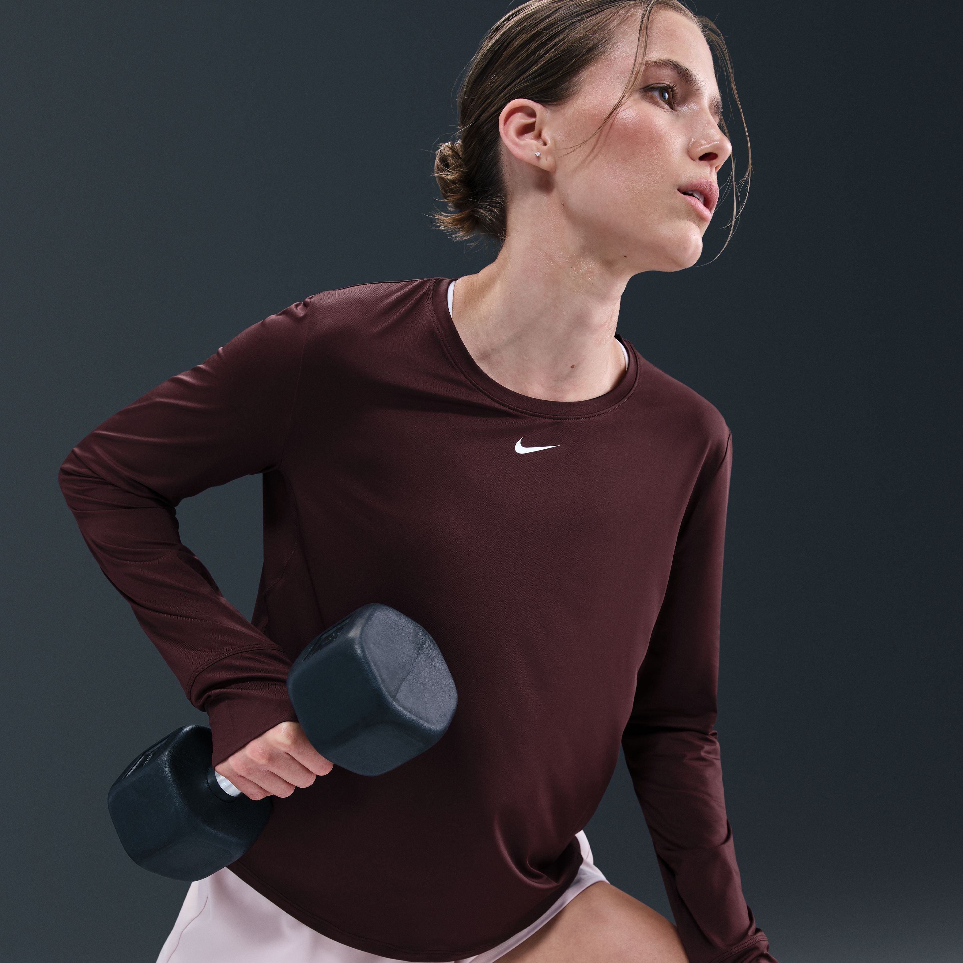Womens Nike One Dri-Fit Long Sleeve Top