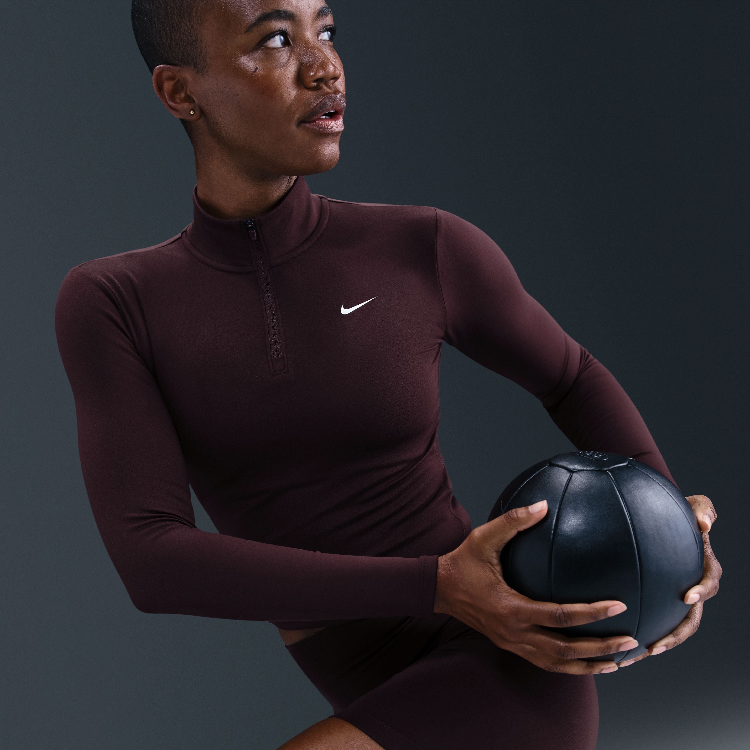 Womens Nike One Dri-Fit Fitted Midlayer