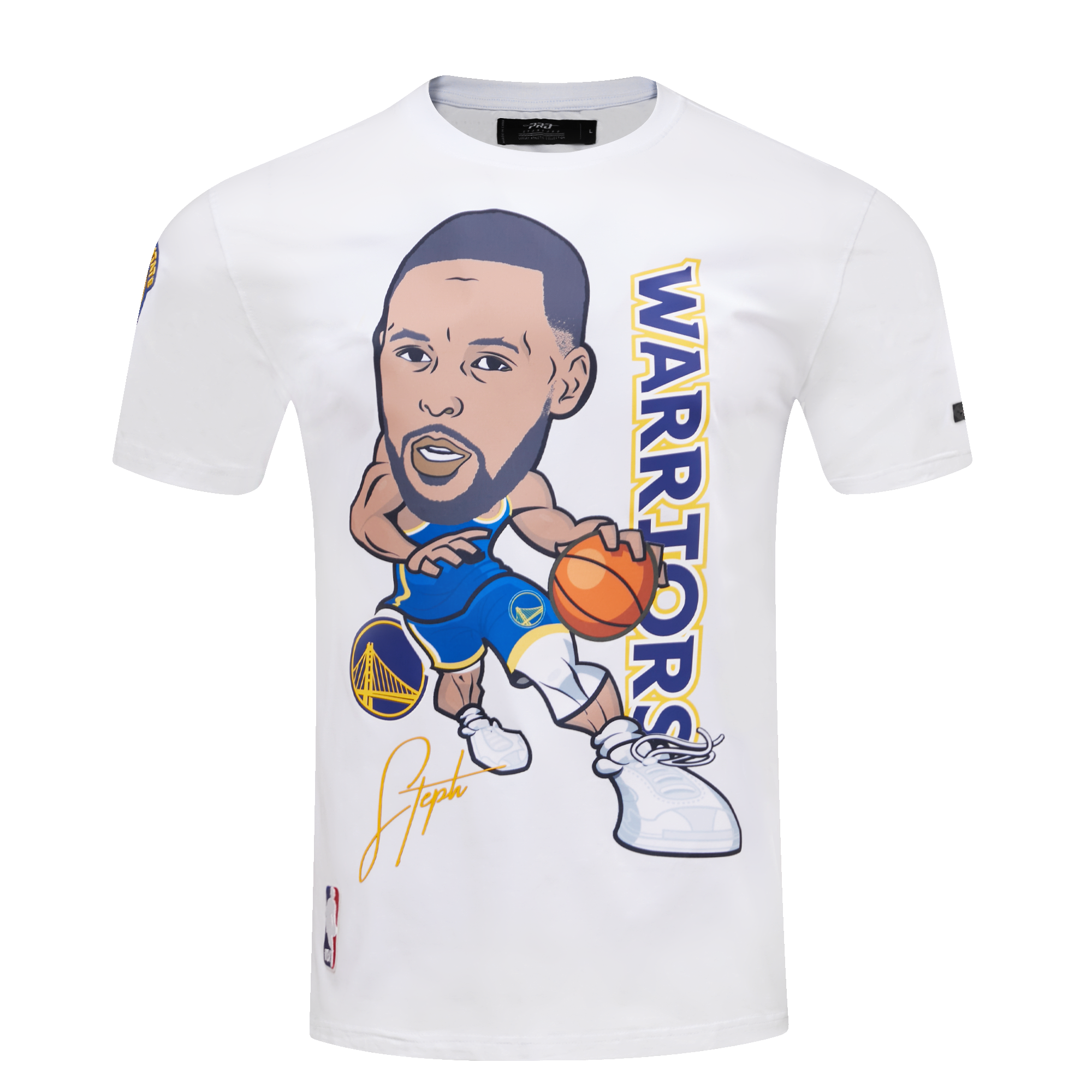 Mens Golden State Warriors Steph Curry Remix Avatar T-Shirt