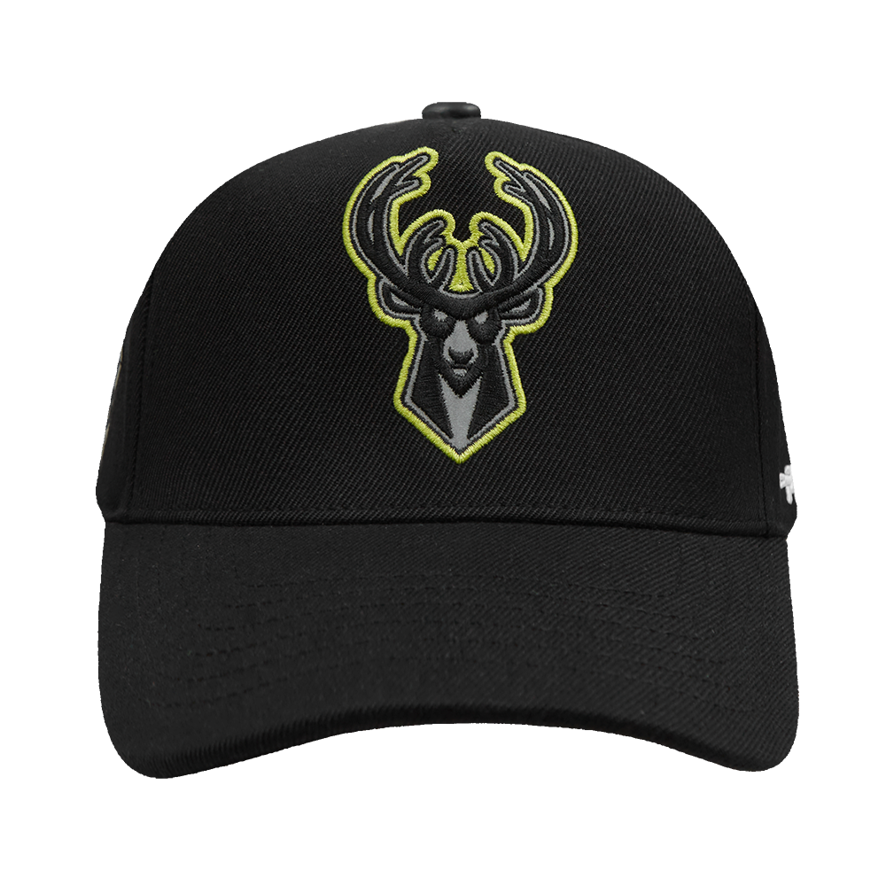 Mens Milwaukee Bucks Hi-Vis Snapback Cap