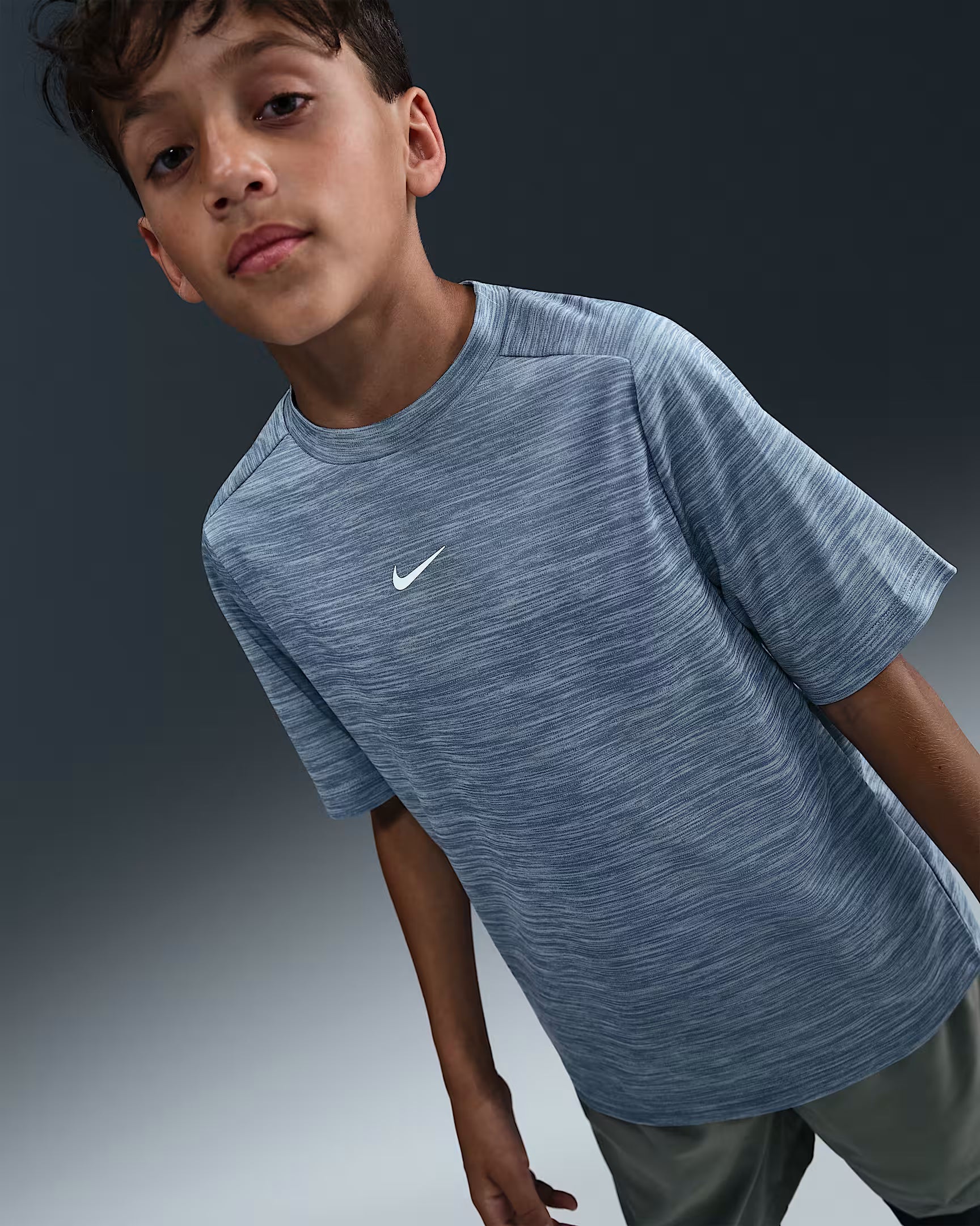 Boys Dri-Fit Multi heather Short Sleeve Tees