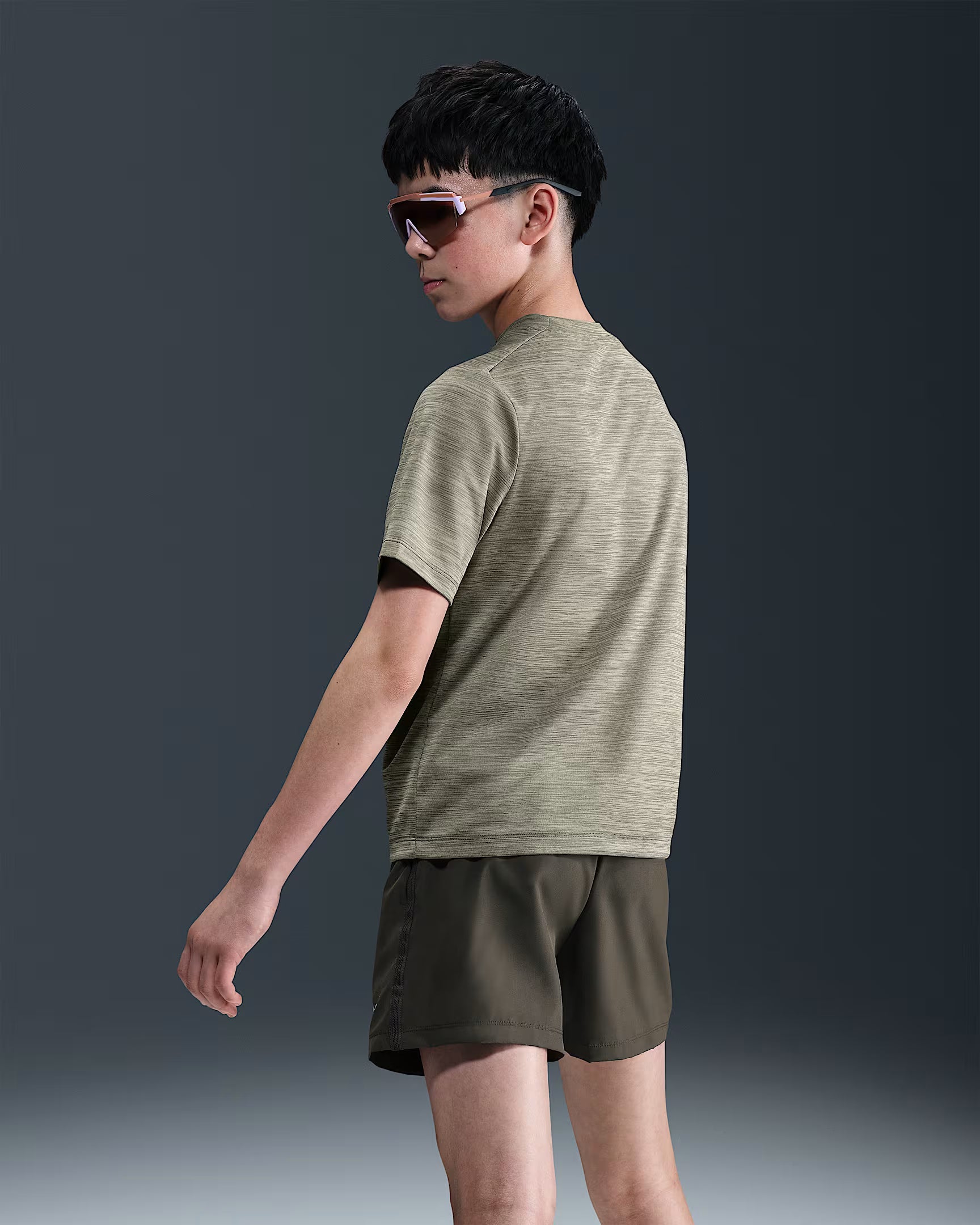 Boys Dri-Fit Multi heather Short Sleeve Tees