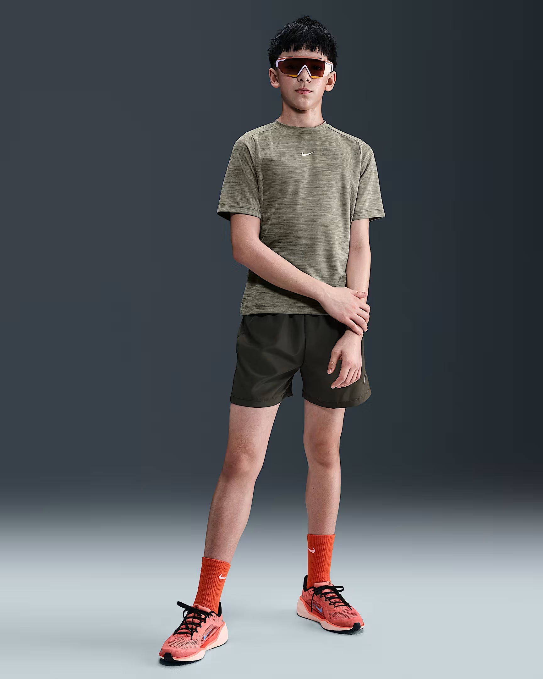 Boys Dri-Fit Multi heather Short Sleeve Tees