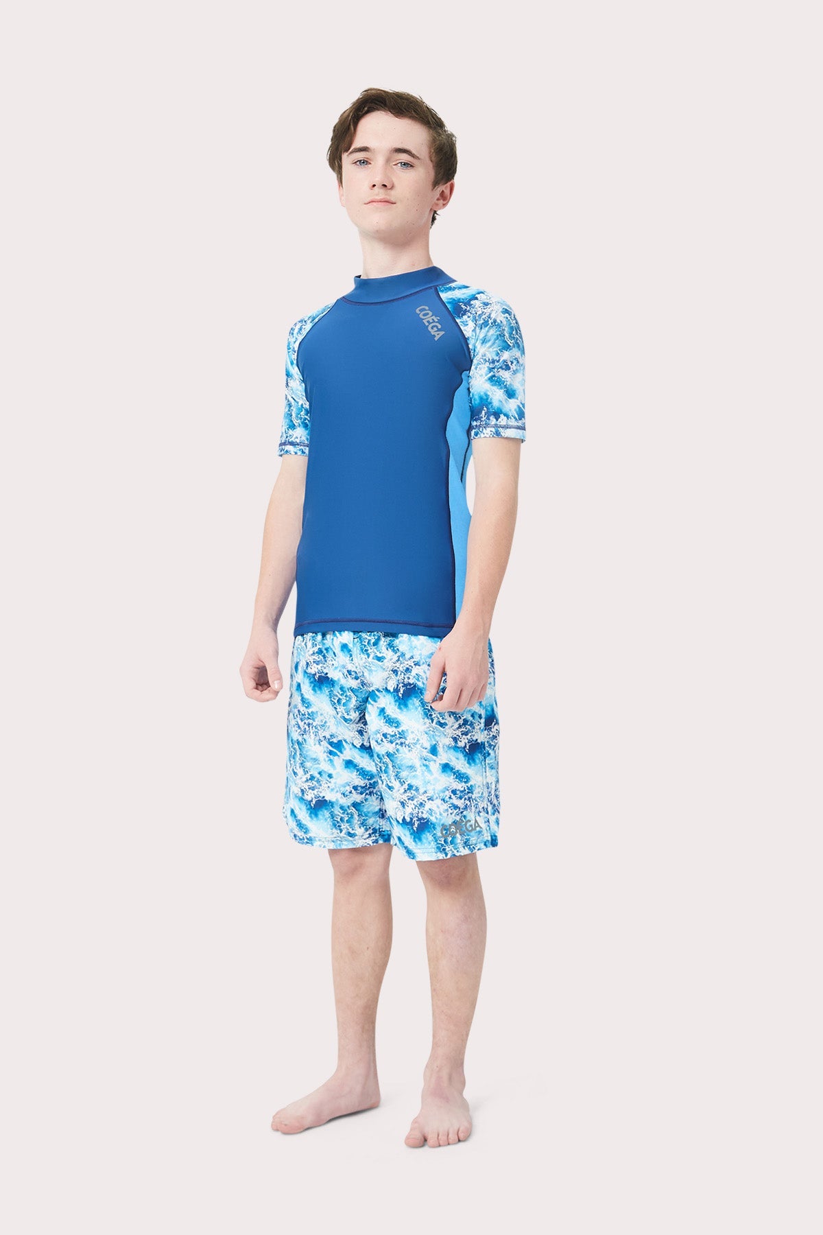 Boys All Over Printed Waves Swimshort