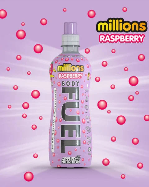 Body Fuel Electrolyte Water Millions Raspberry 500 Mililiter