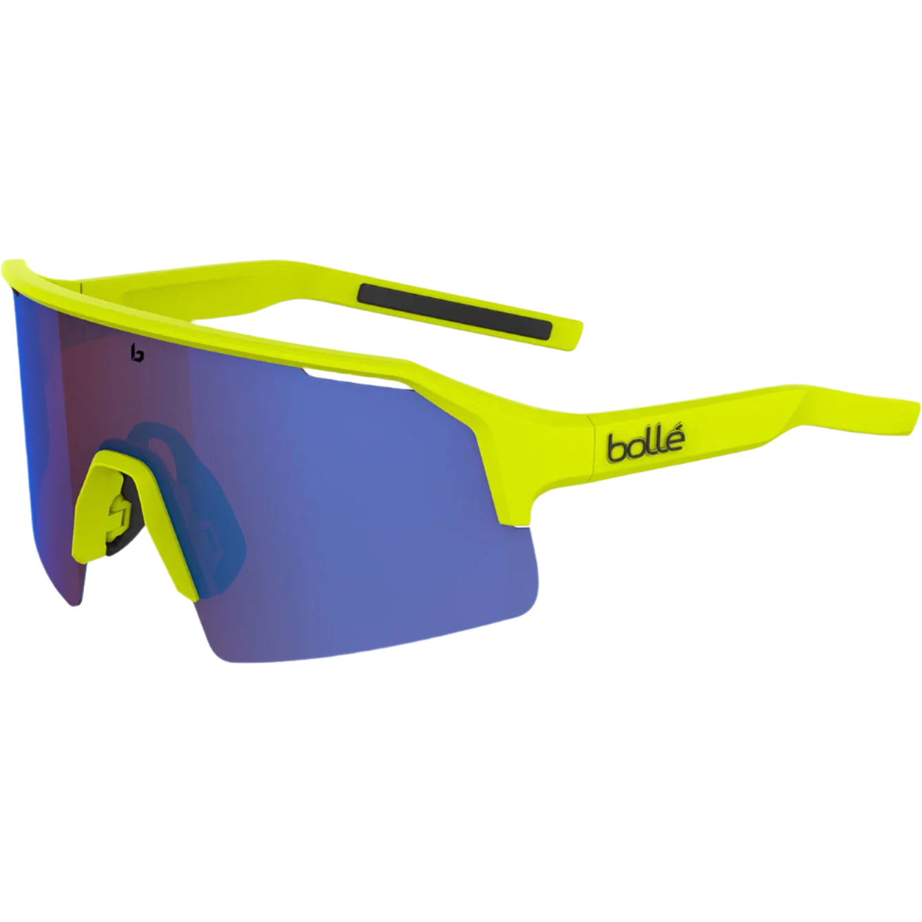 C-Shifter Acid Yellow Matte Brown Blue Cat 3 Sport Sunglass
