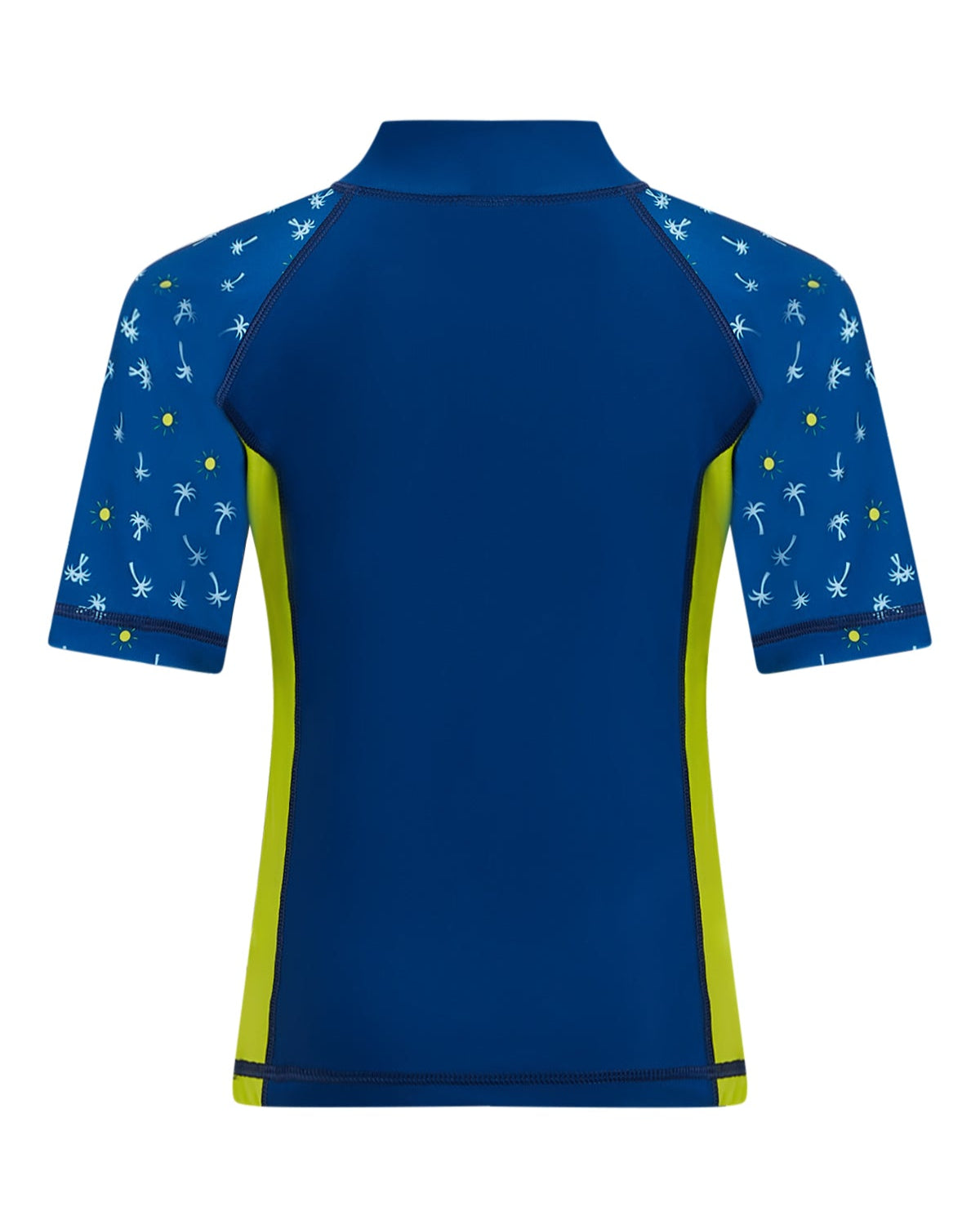 Boys Printed Sunny Palms Short Sleeve Rashguard