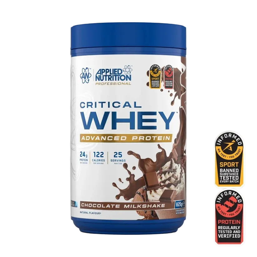 Critical Whey Protein Powder Chocolate Milkshake 825 Grams