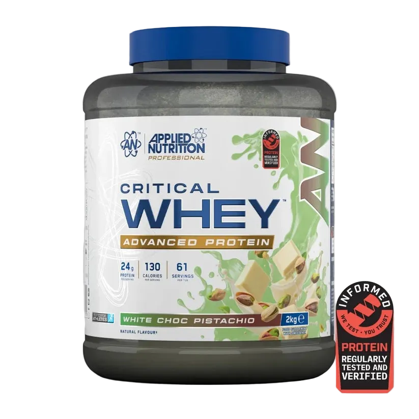 Critical Whey Protein Powder White Choc Pistachio 2 Kilogram