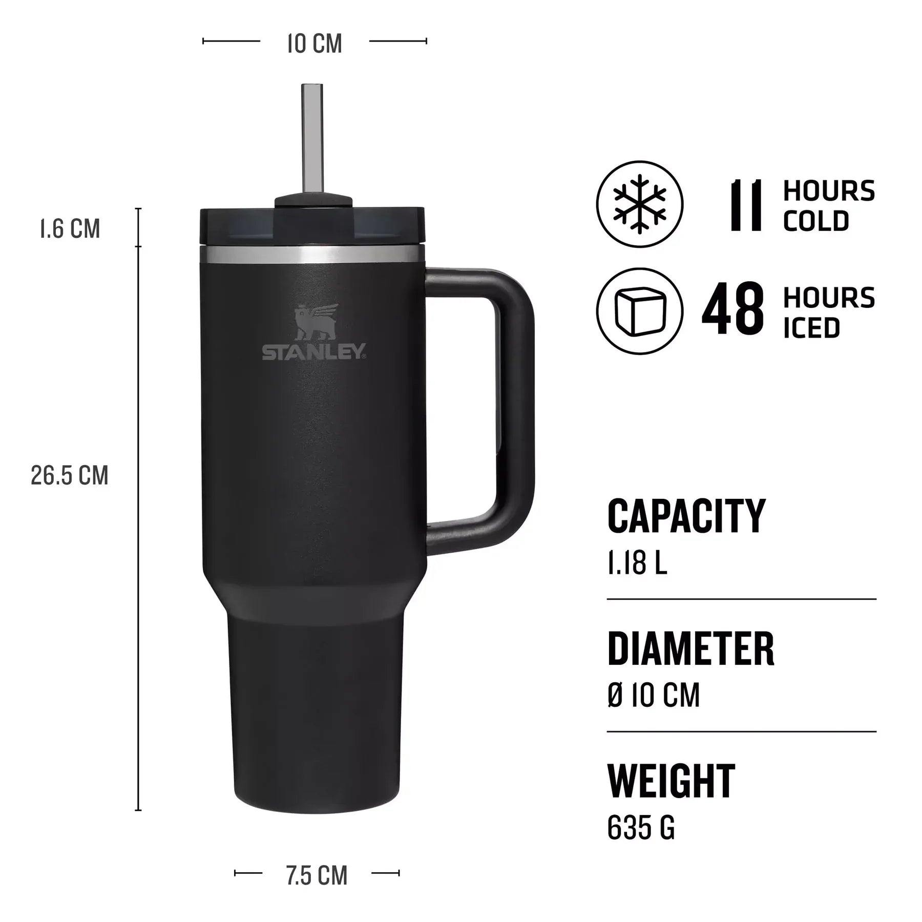 Quencher 2.0 Black Tonal 40 Ounce Tumbler