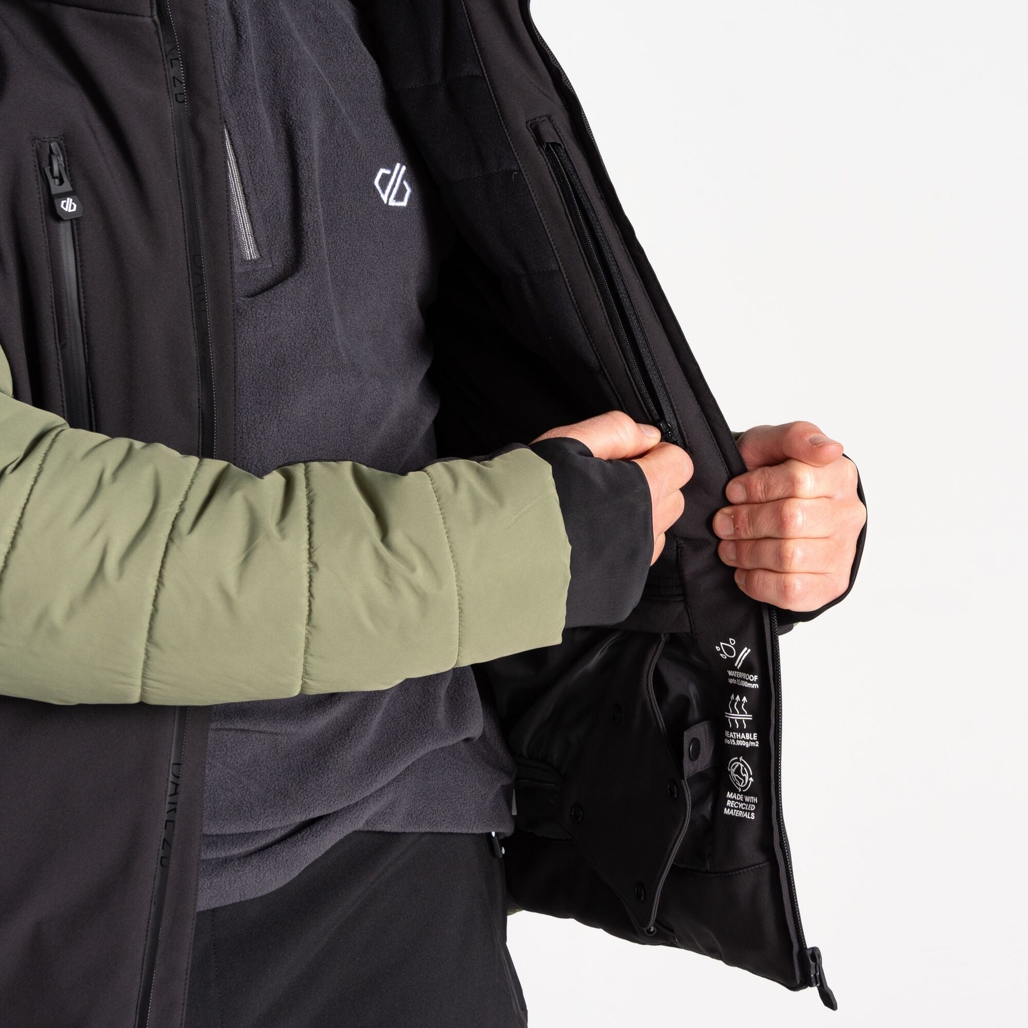 Mens Speed Waterproof Padded Ski Jacket