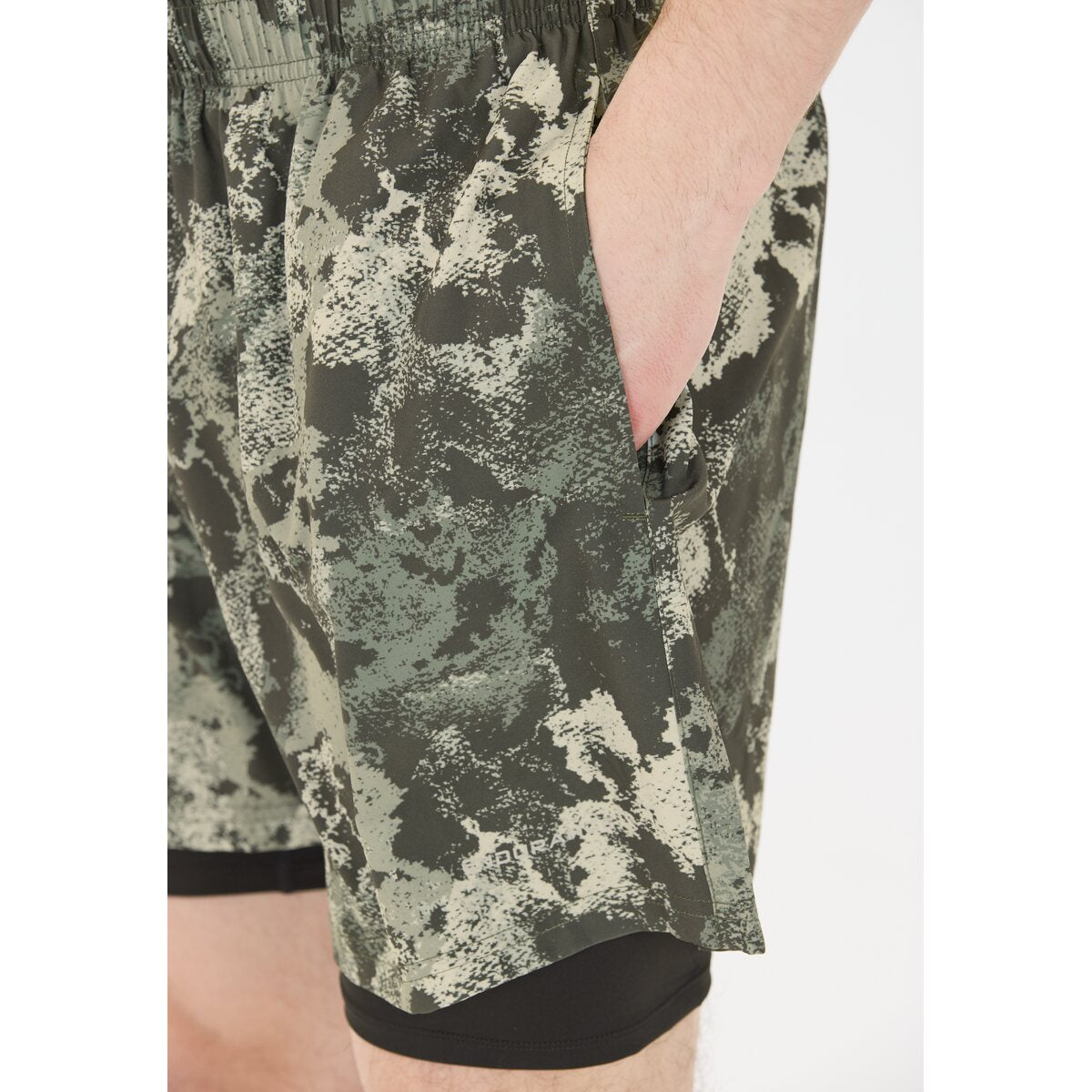 Mens Koy 2 in 1 Printed Shorts