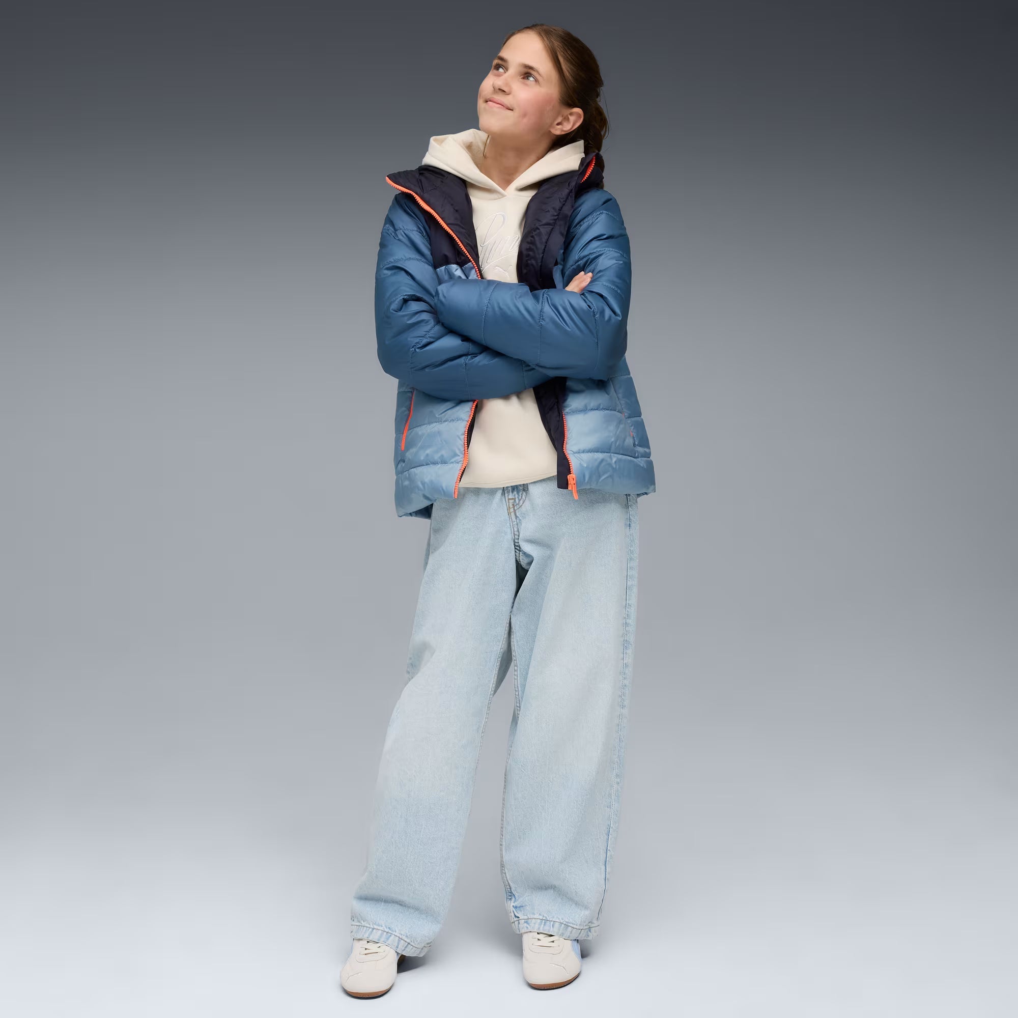 Junior Essential Hooded Padded Jackets