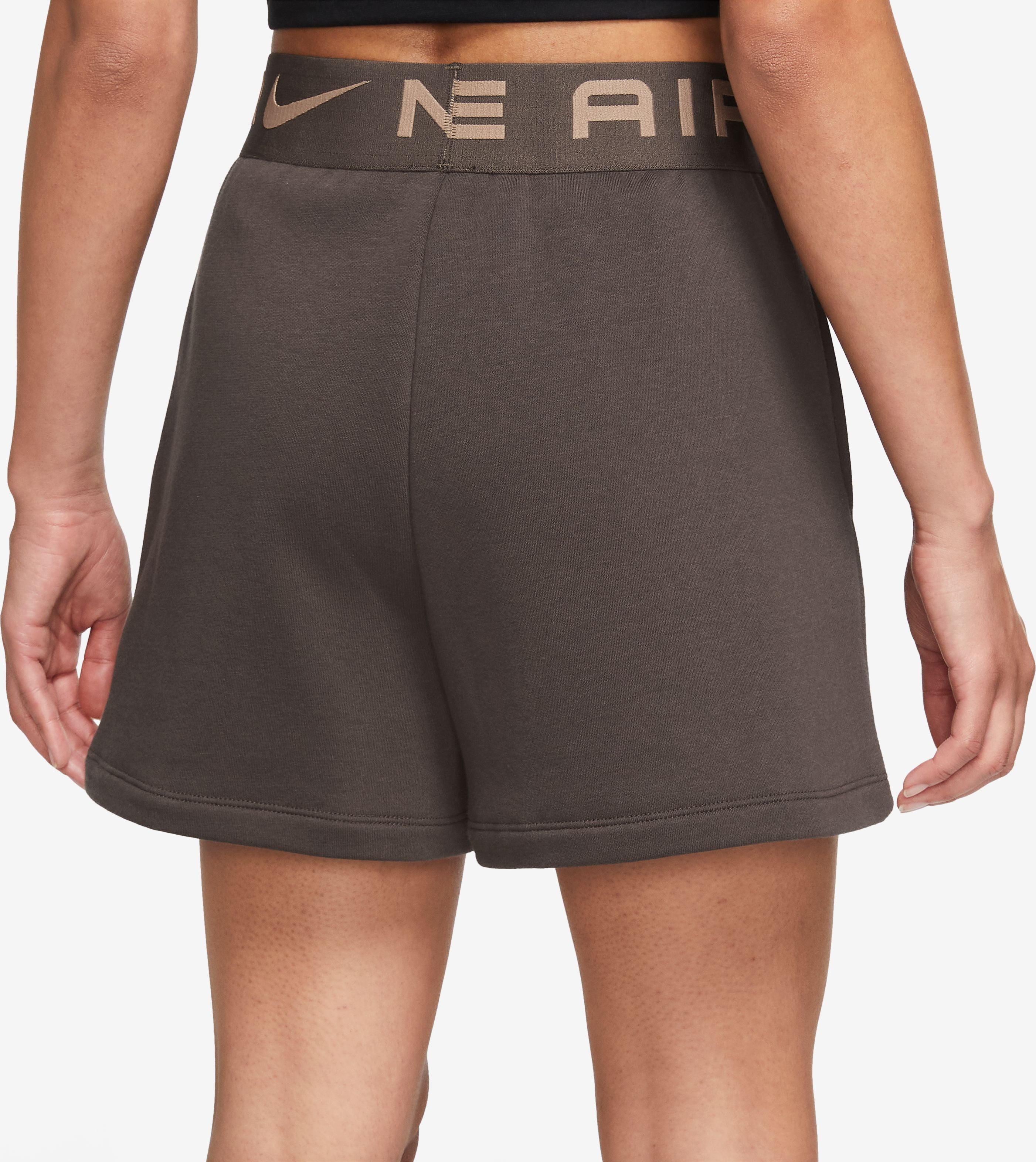 Womens Air Fleece Mid Rise Shorts