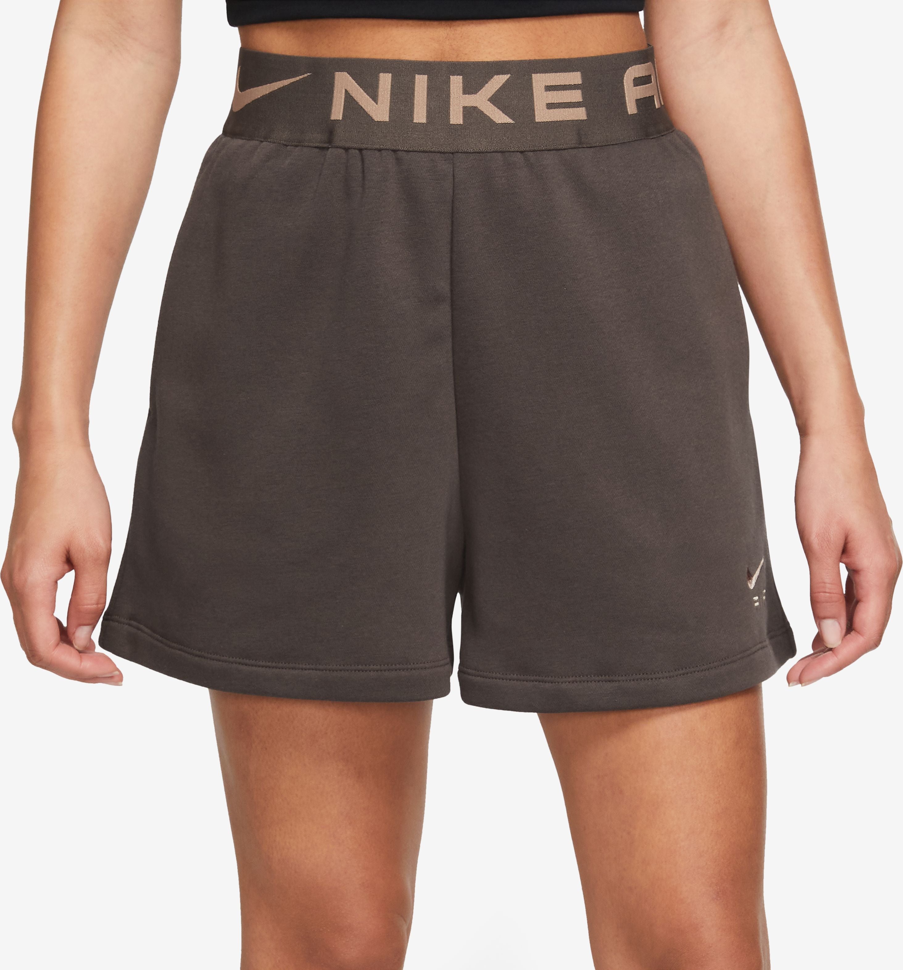 Womens Air Fleece Mid Rise Shorts