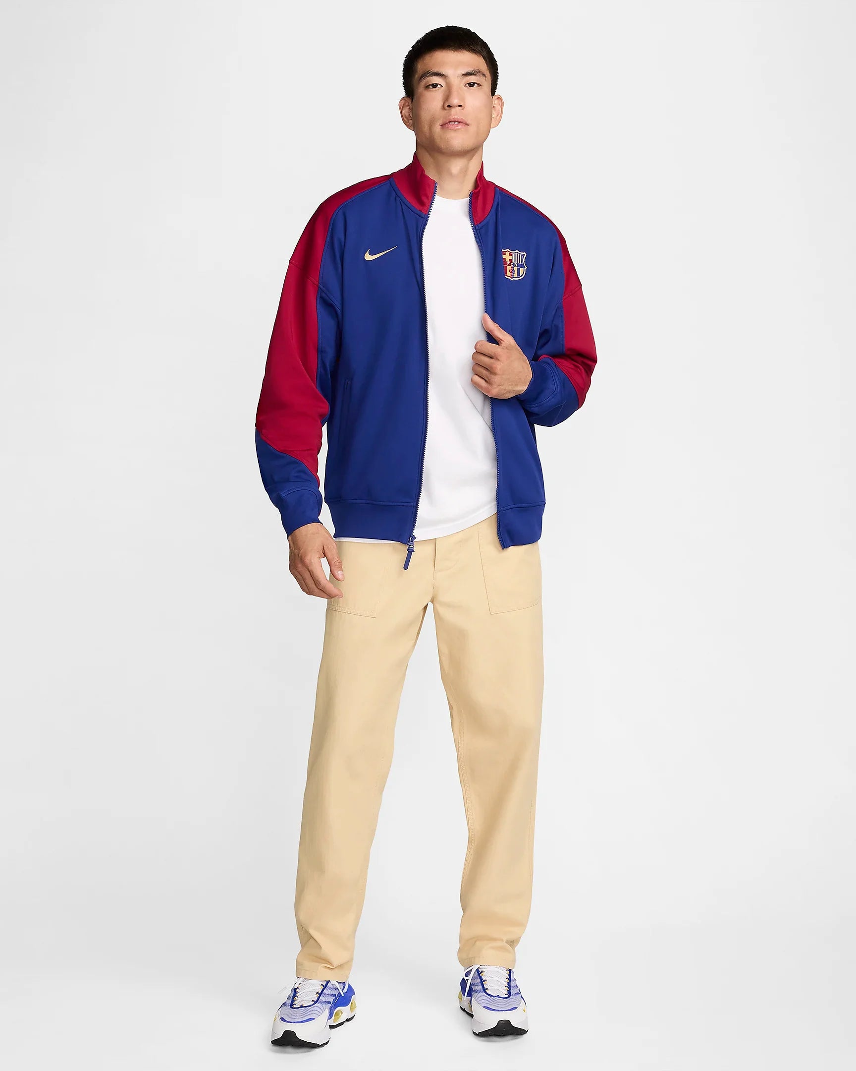 Mens FC Barcelona Academy Pro Anthem Jacket 24