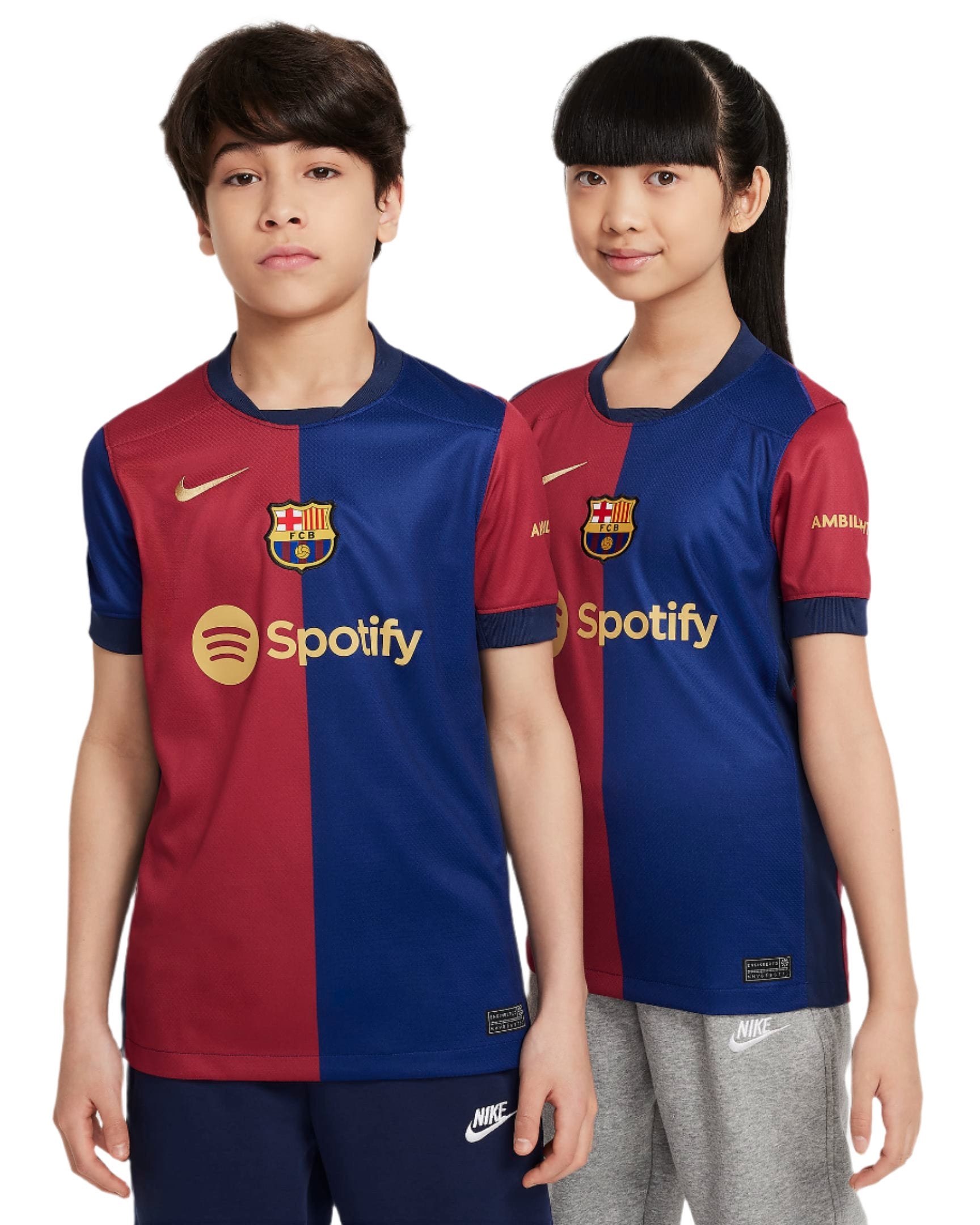 Junior FC Barcelona Home Stadium Jersey 24