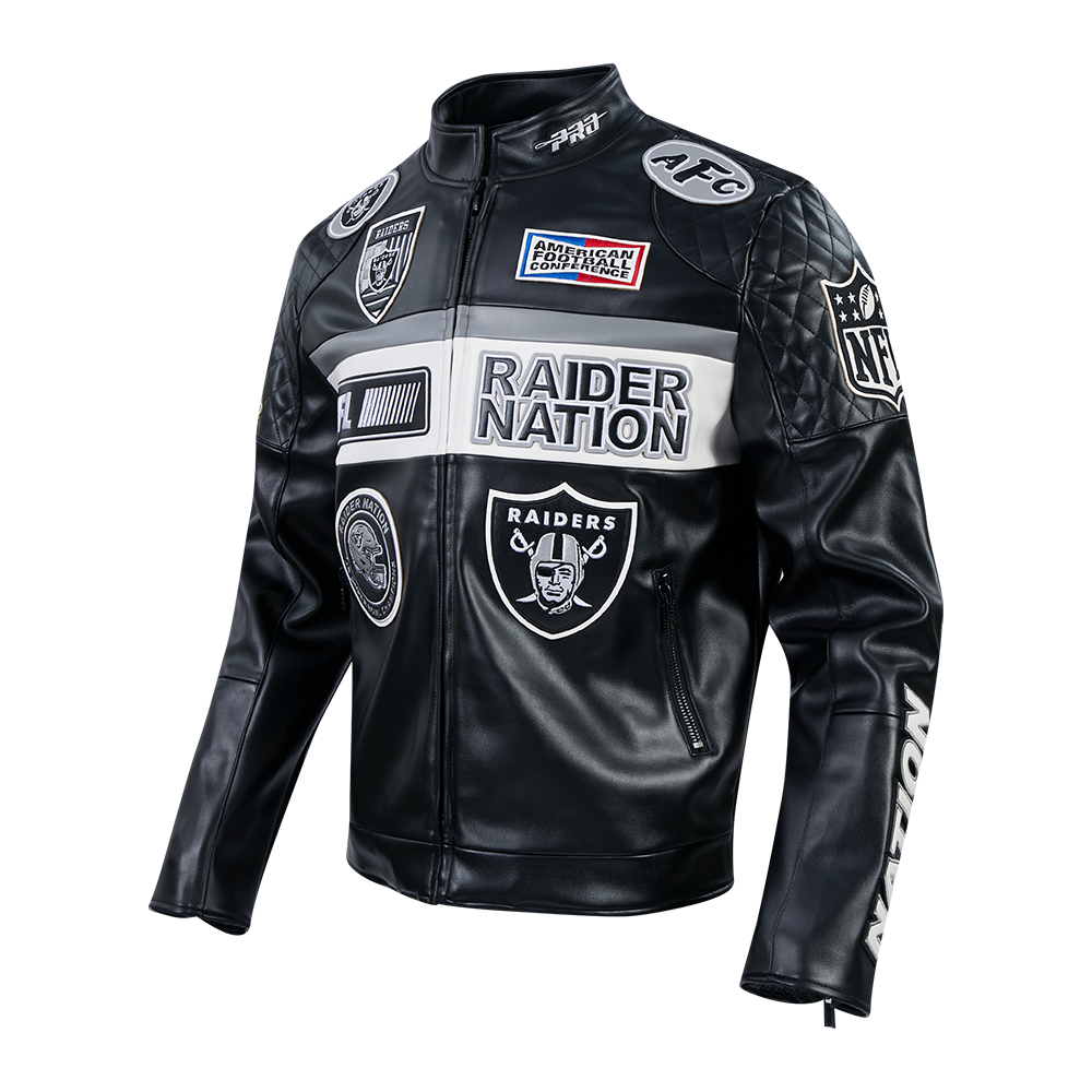 Las Vegas Raiders M Moto Jacket