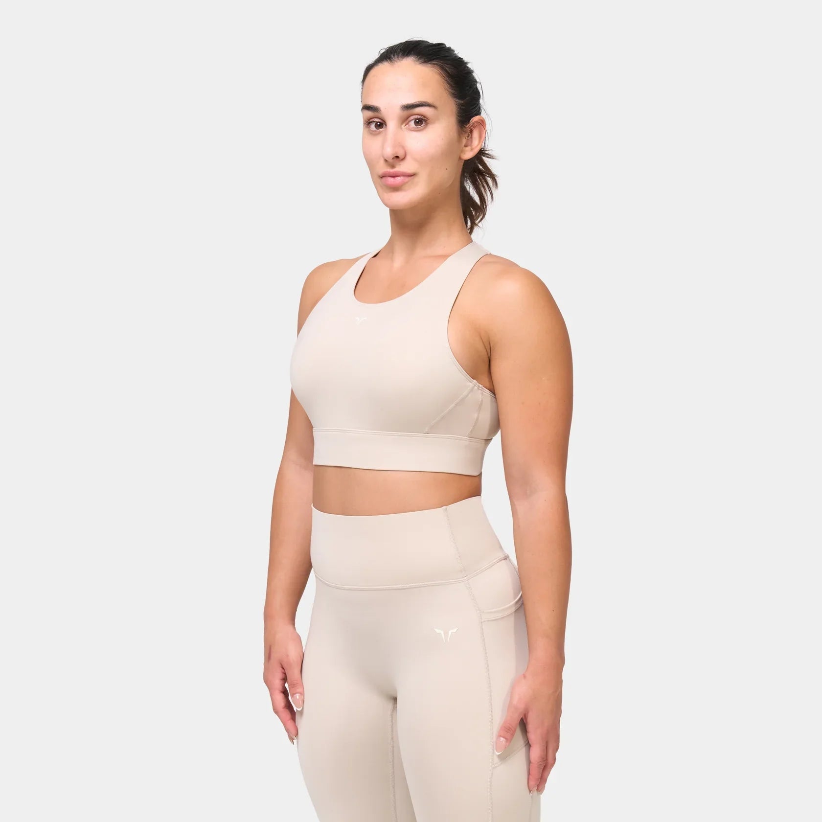 Womens Essential Racerback High Impact Sports Bra