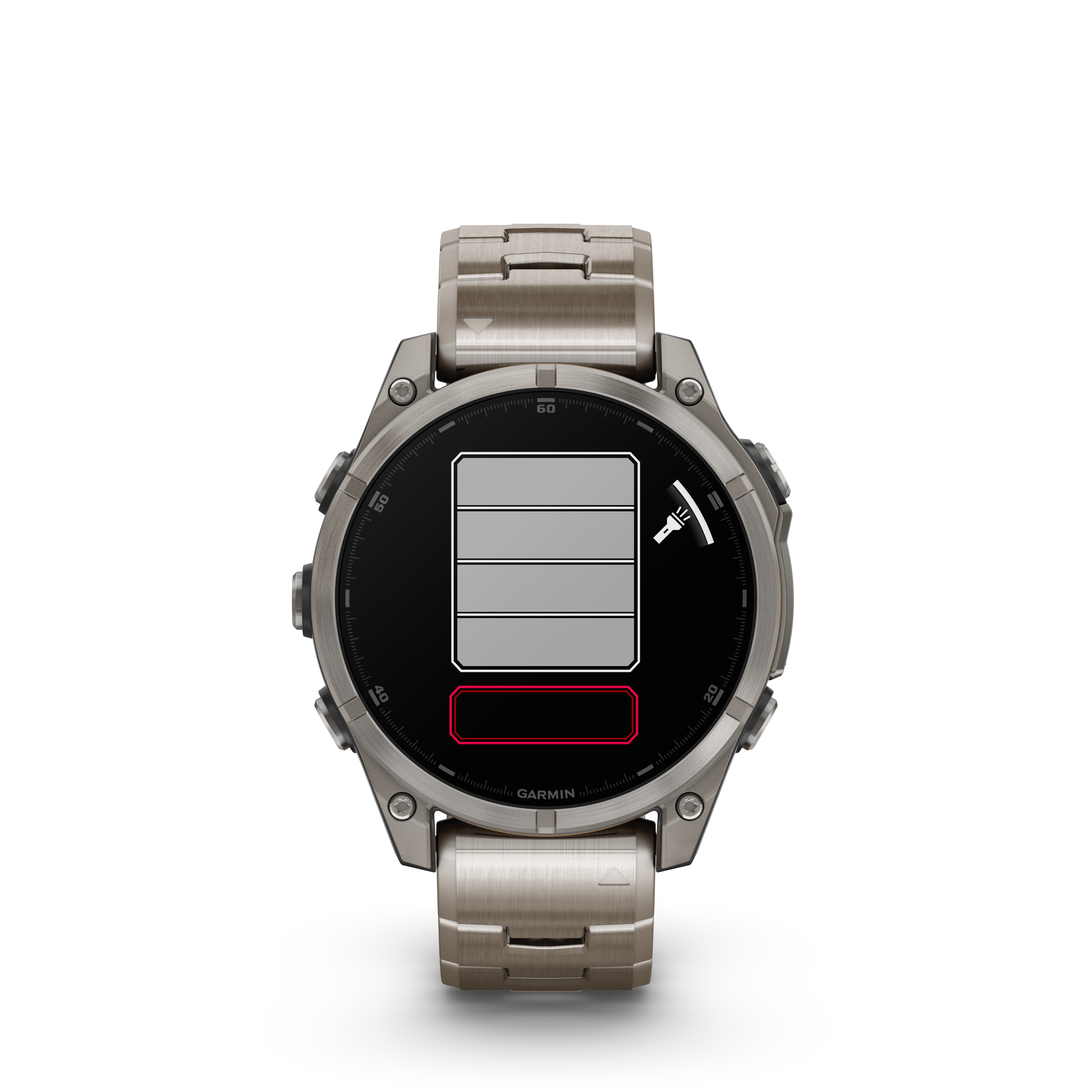 Fenix 8 Amoled Sapphire Graphite Titanium Silicone Bands 47MM