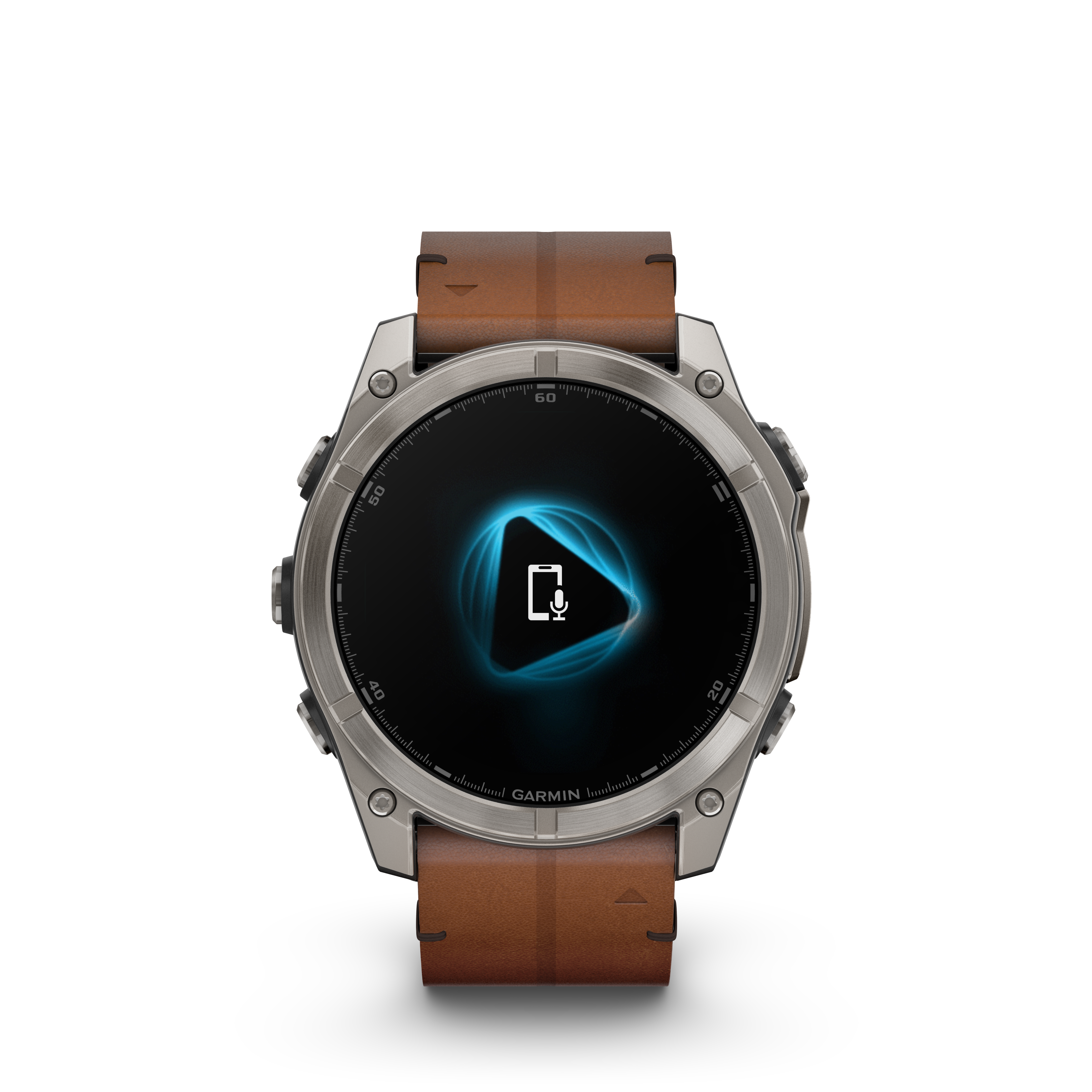 Fenix 8 Amoled Sapphire Titanium Black Leather Silicone 51MM