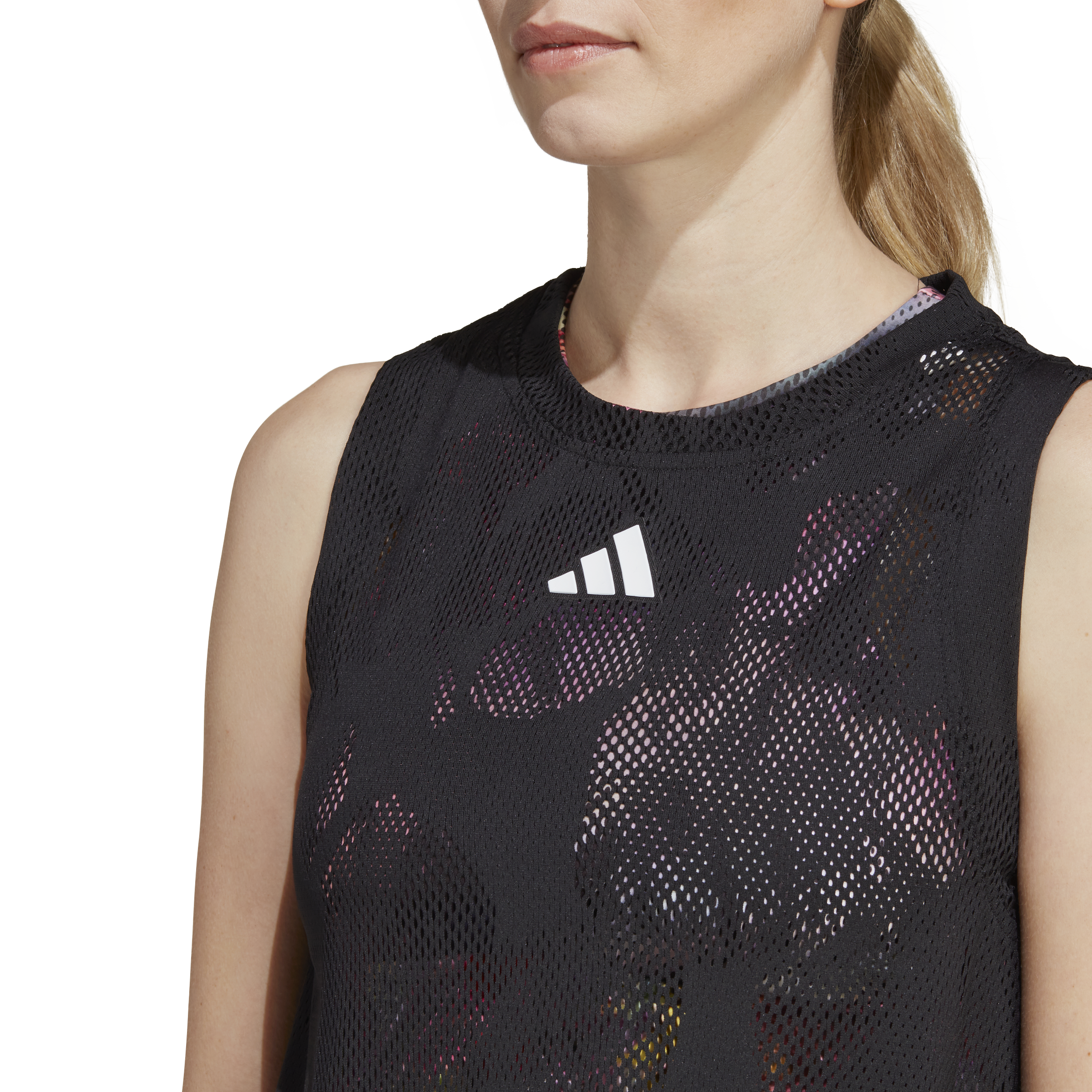 Womens Tennis Printed Mesh Dress