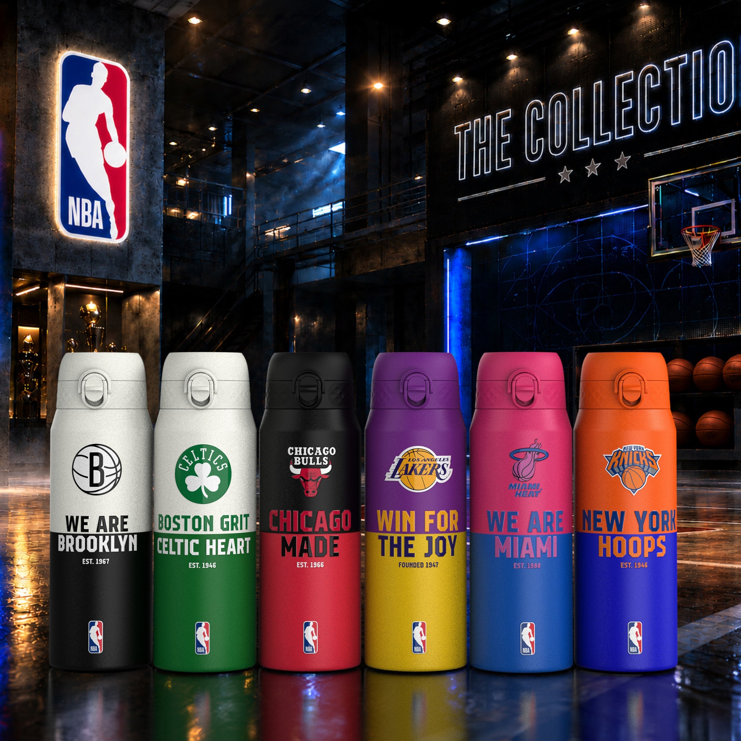 Los Angeles Lakers 50 Series 750ml Insulated Water Bottle