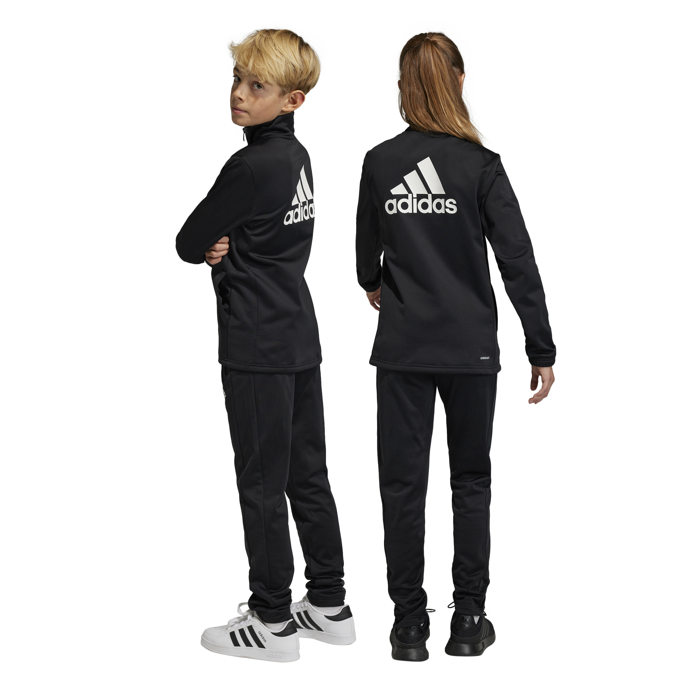 Boys Badge Logo Full Zip Cuff Tracksuit