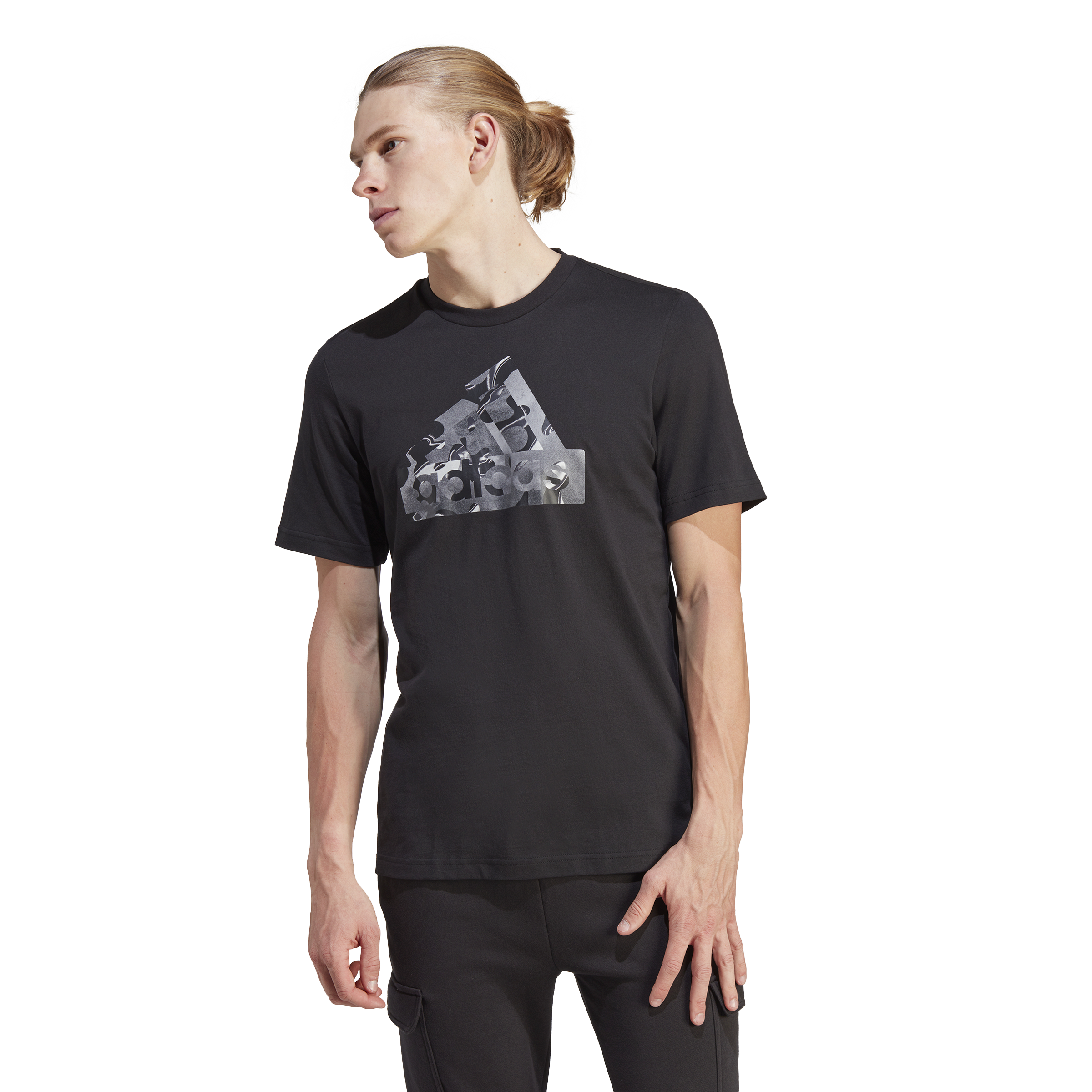 Mens Camo Logo Short Sleeve T-Shirt